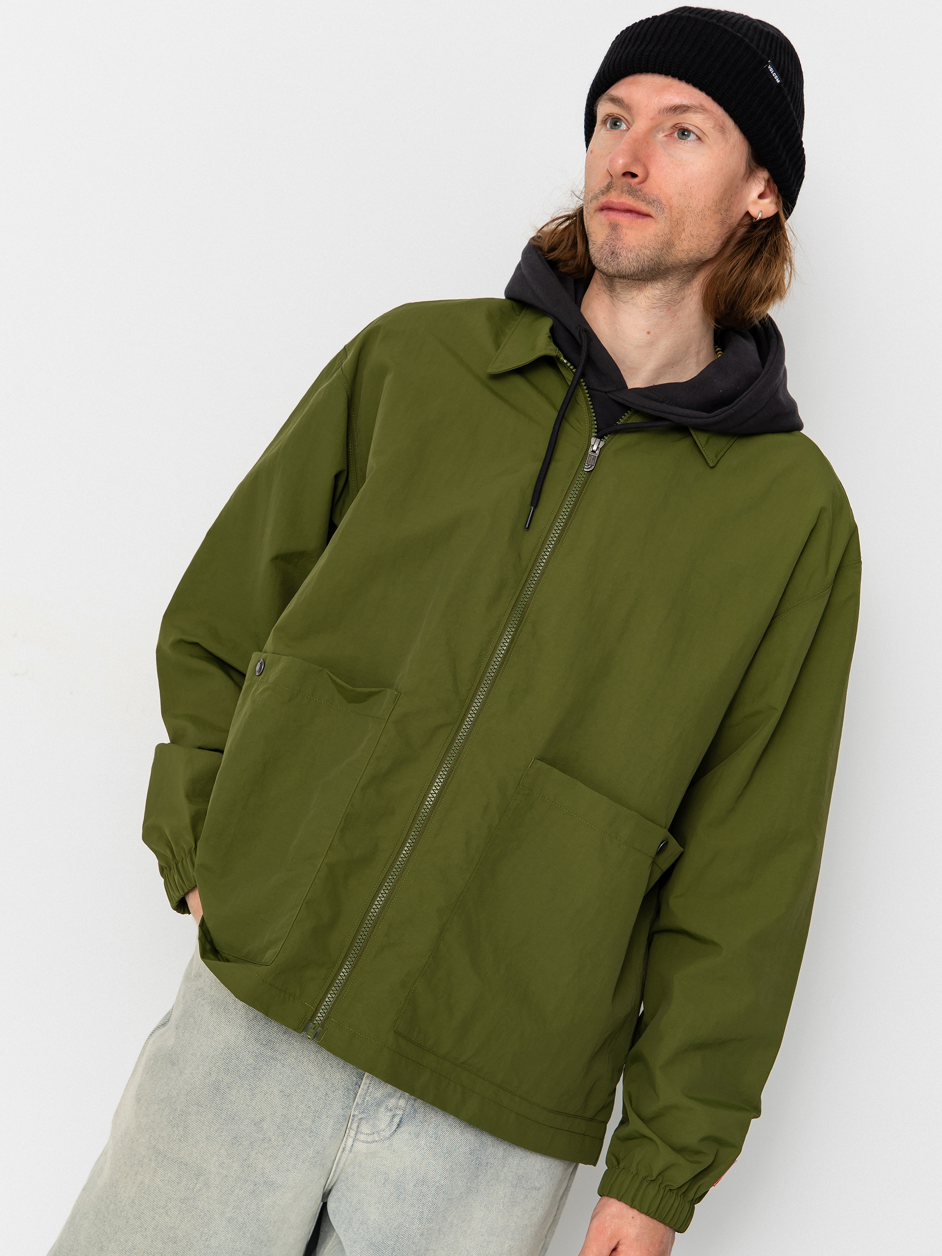 The North Face Tnf Red Box Nylon Hosszu00fa ujju00fa felsu0151 (woodland green)