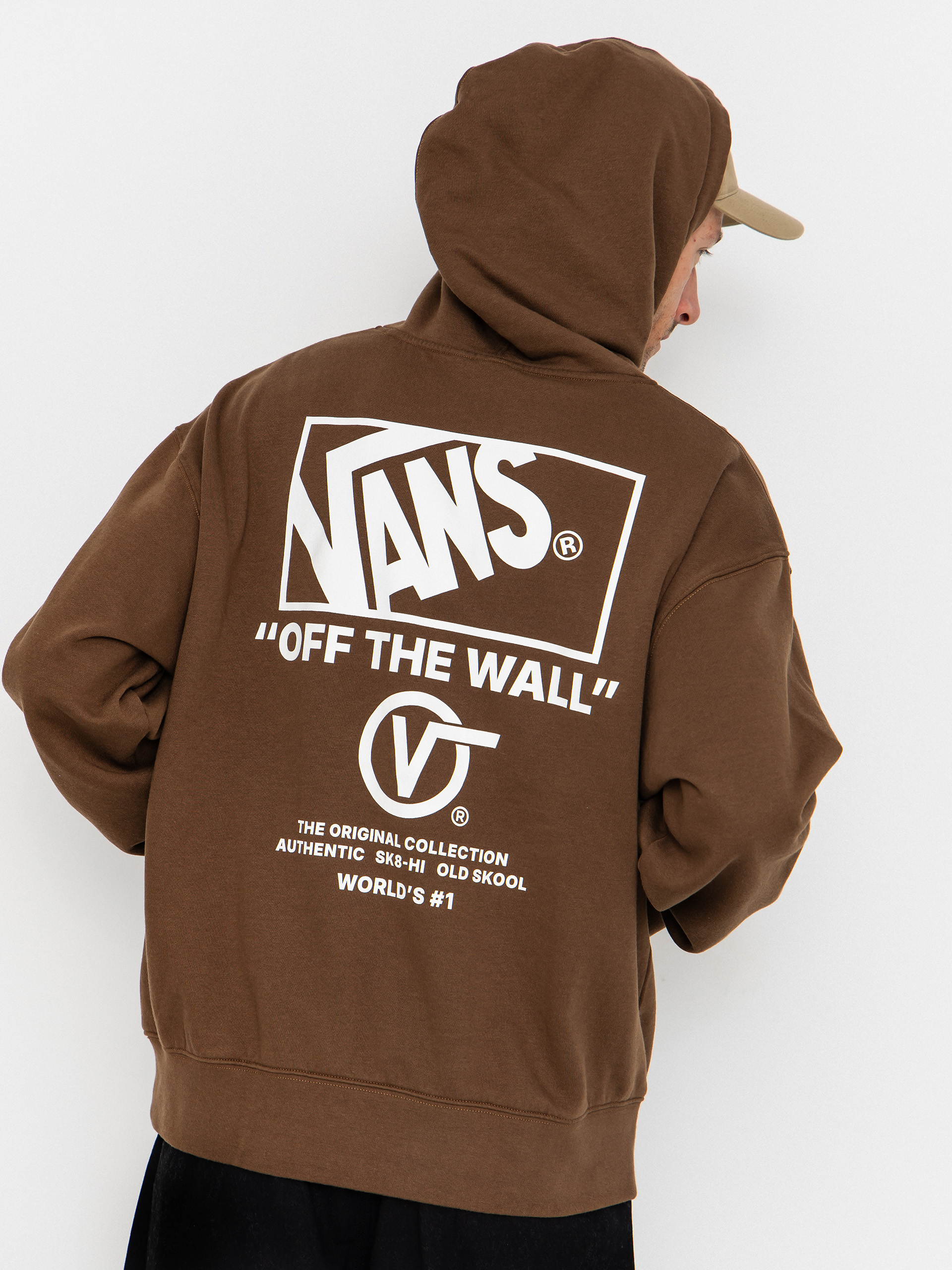 Vans Stacked Hi HD Kapucnis pulóver (vintage cocoa)