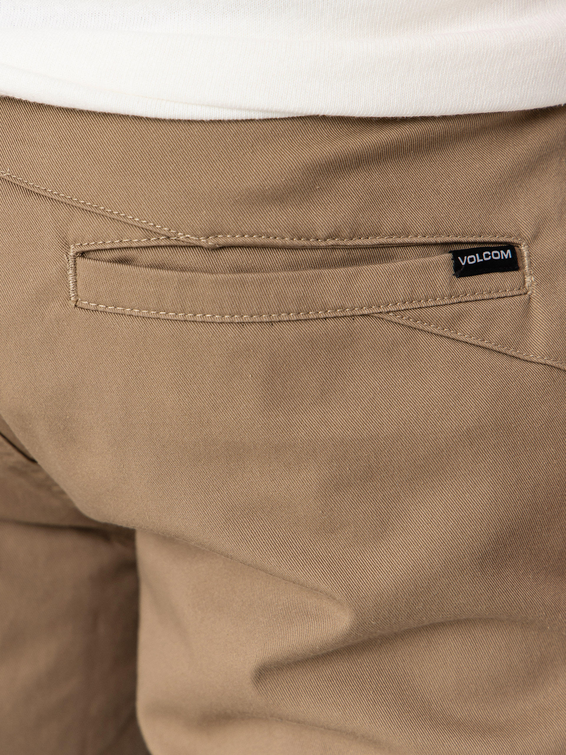Volcom Frickin Modern Stret Kisnadrág (khaki)