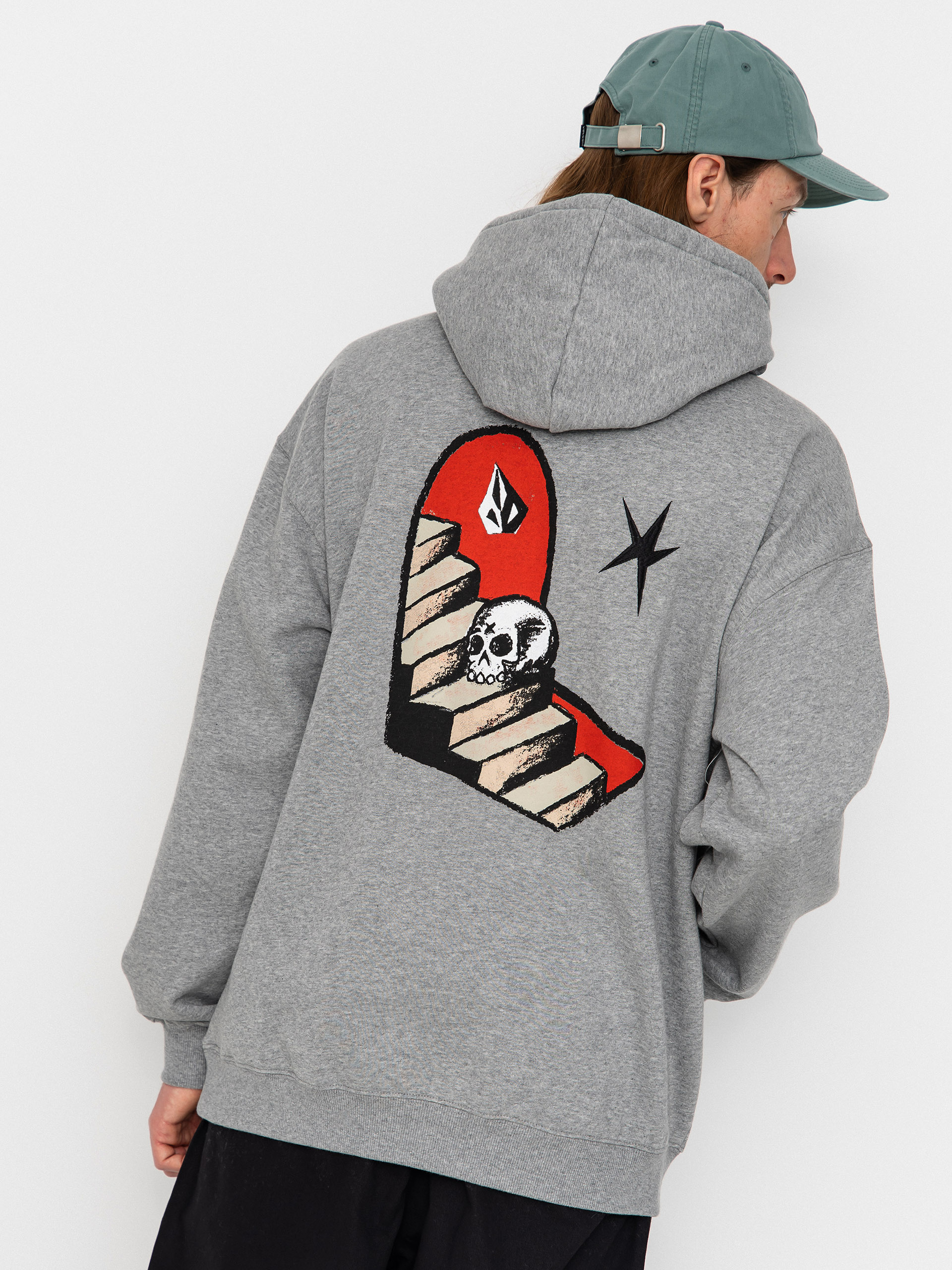 Volcom Fa Seth Conboy HD Kapucnis pulóver (heather grey)