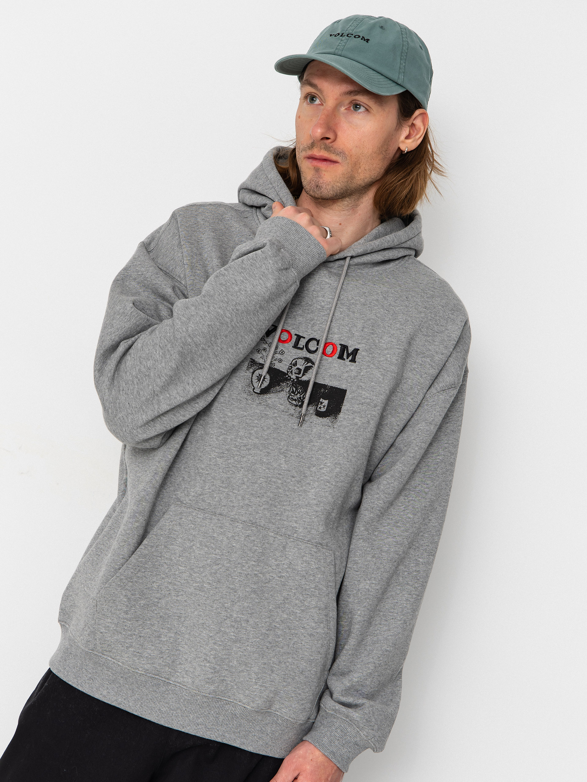 Volcom Fa Seth Conboy HD Kapucnis pulóver (heather grey)