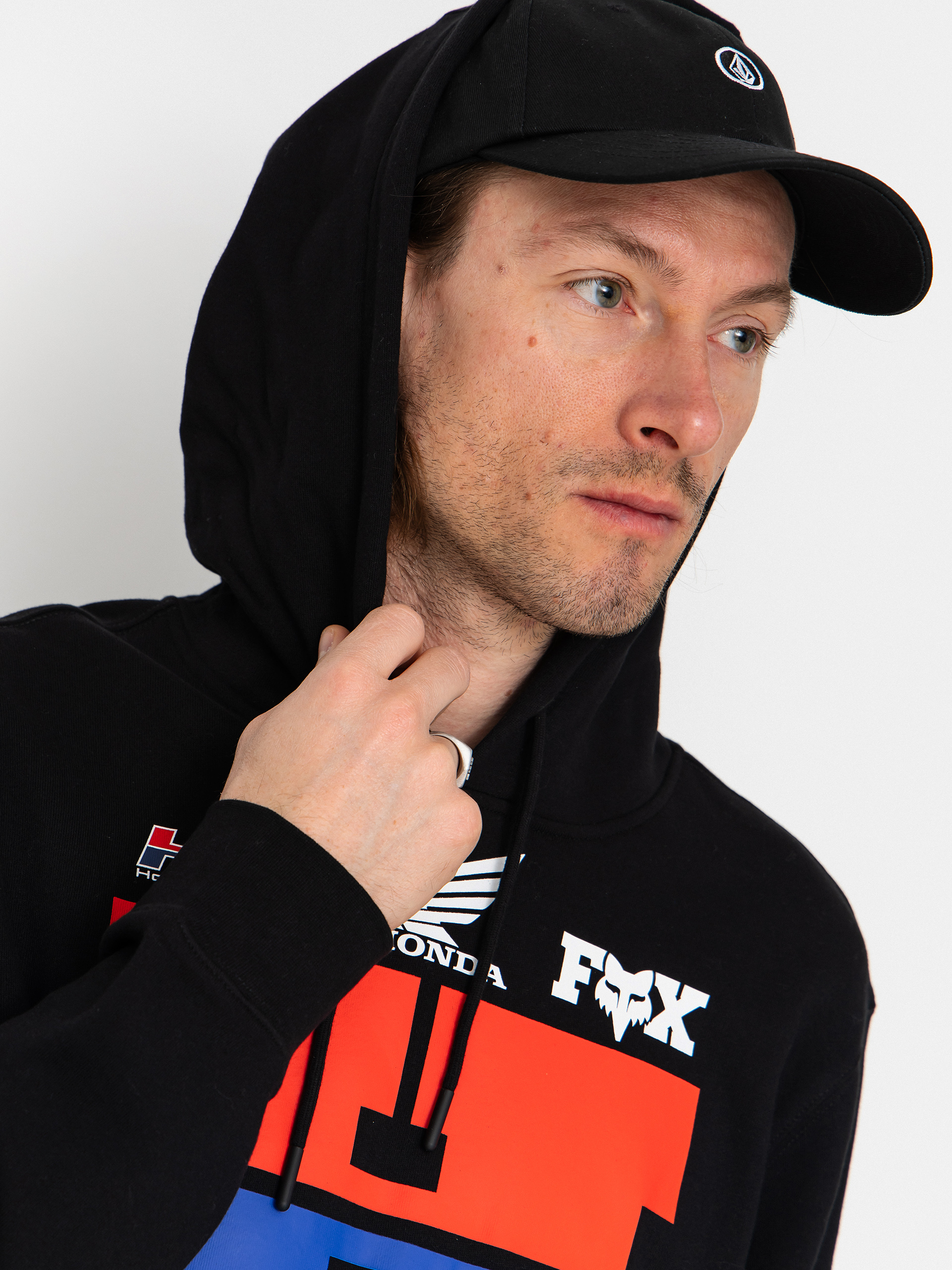 Fox Honda HD Kapucnis pulóver (black)
