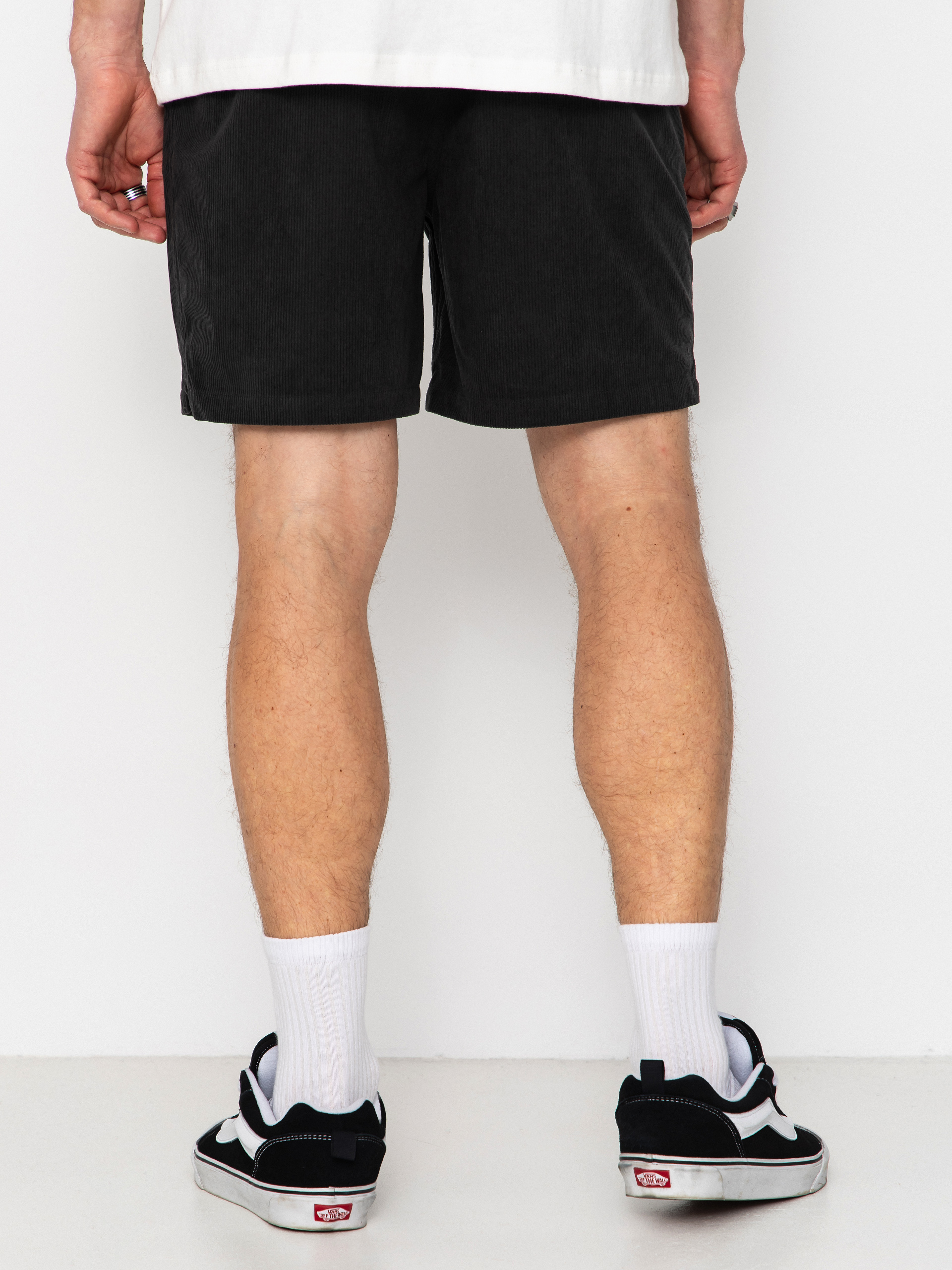 Brixton Everyday Corduroy Rövidnadrág (vintage black)