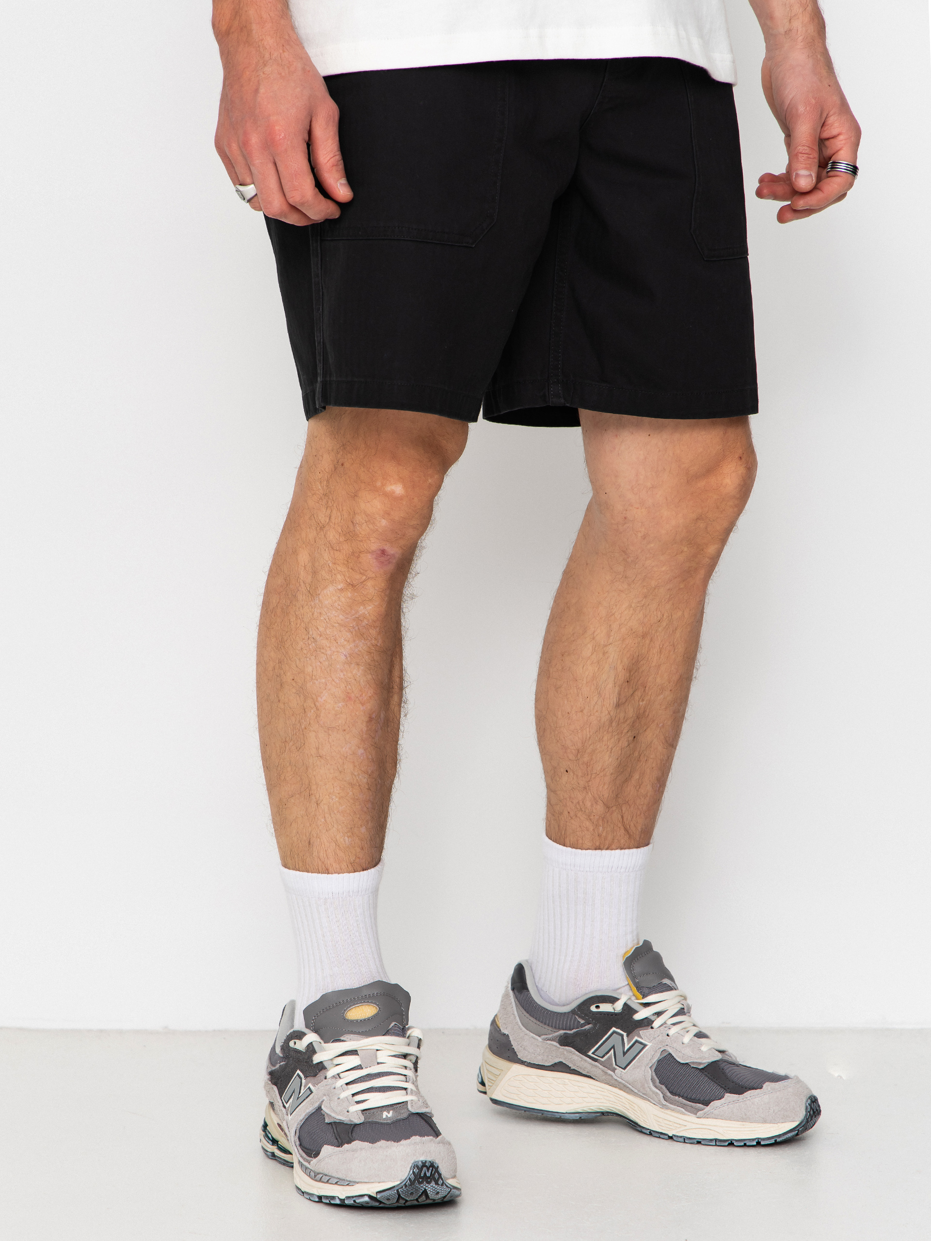 Brixton Surplus Vw Herringbone Rövidnadrág (washed black)