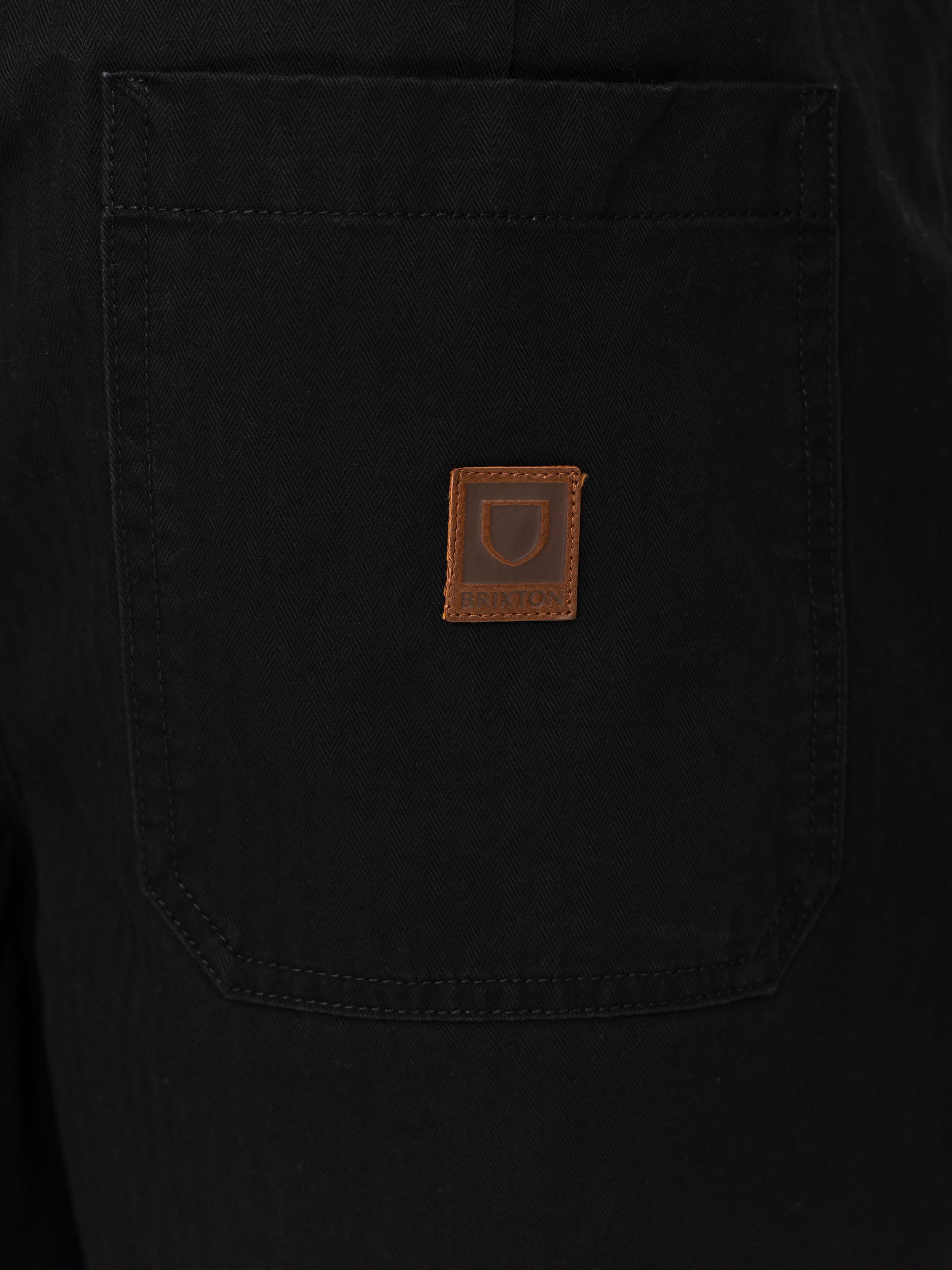 Brixton Surplus Vw Herringbone Rövidnadrág (washed black)