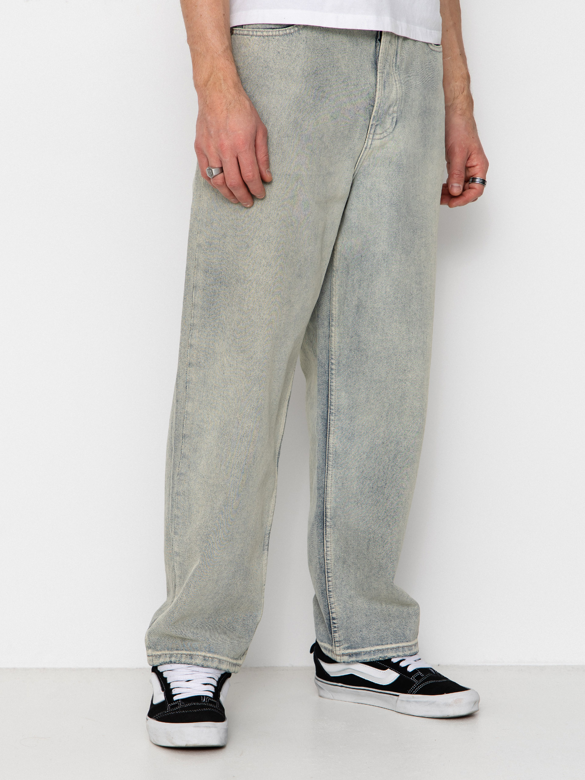 Element Big 5 Denim Kisnadrág (ash bleach wash)