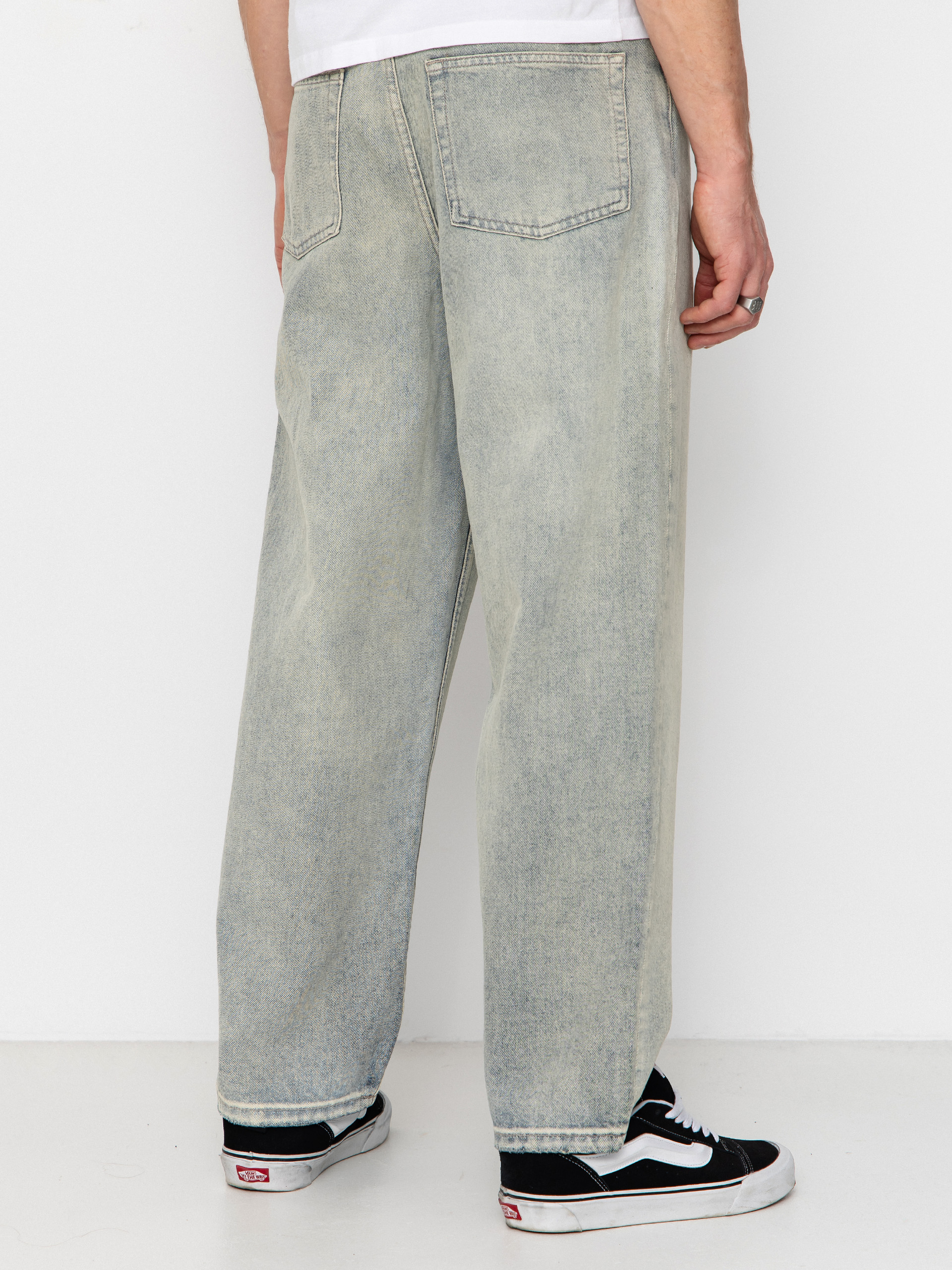Element Big 5 Denim Kisnadrág (ash bleach wash)