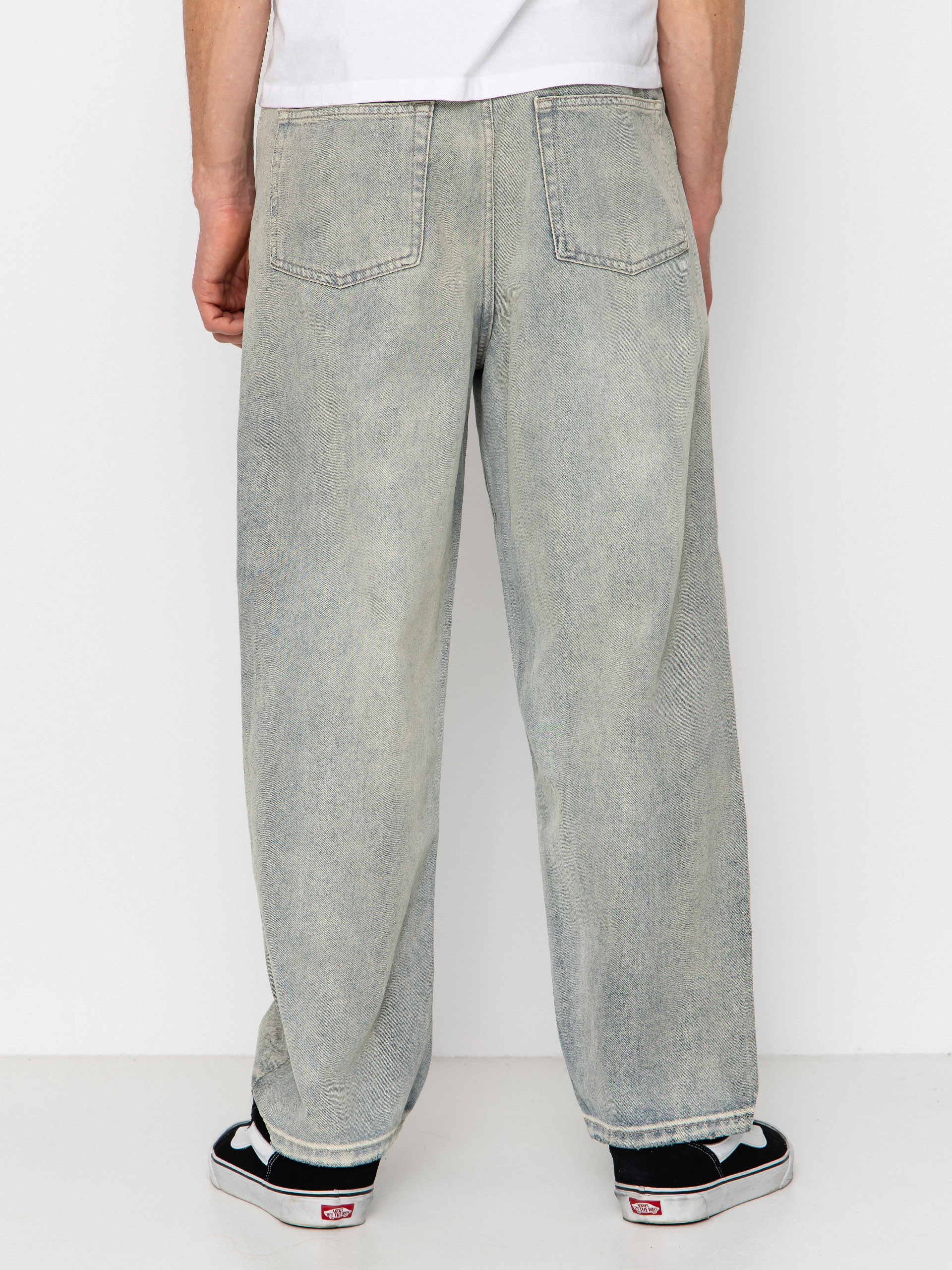 Element Big 5 Denim Kisnadrág (ash bleach wash)