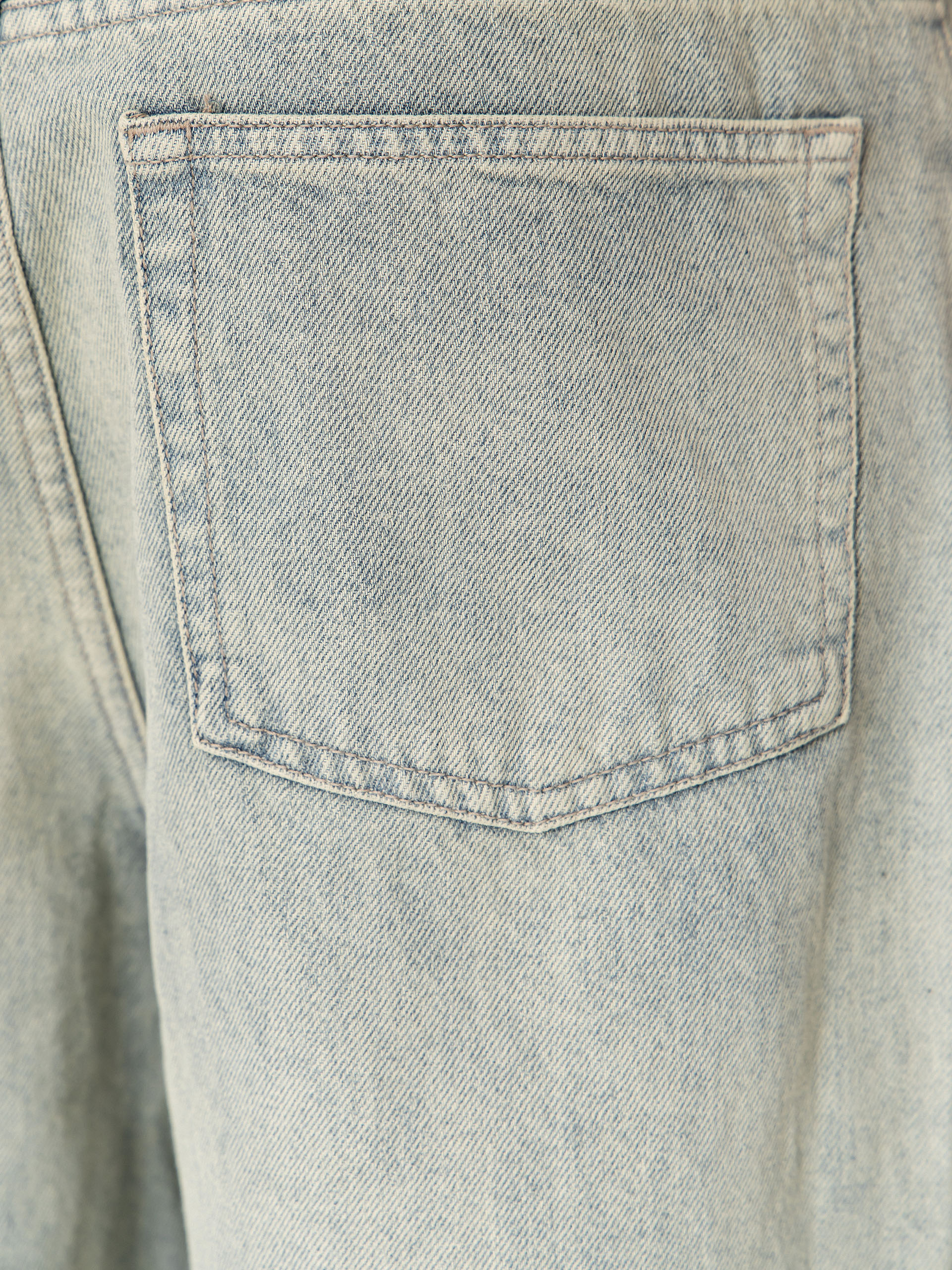 Element Big 5 Denim Kisnadrág (ash bleach wash)