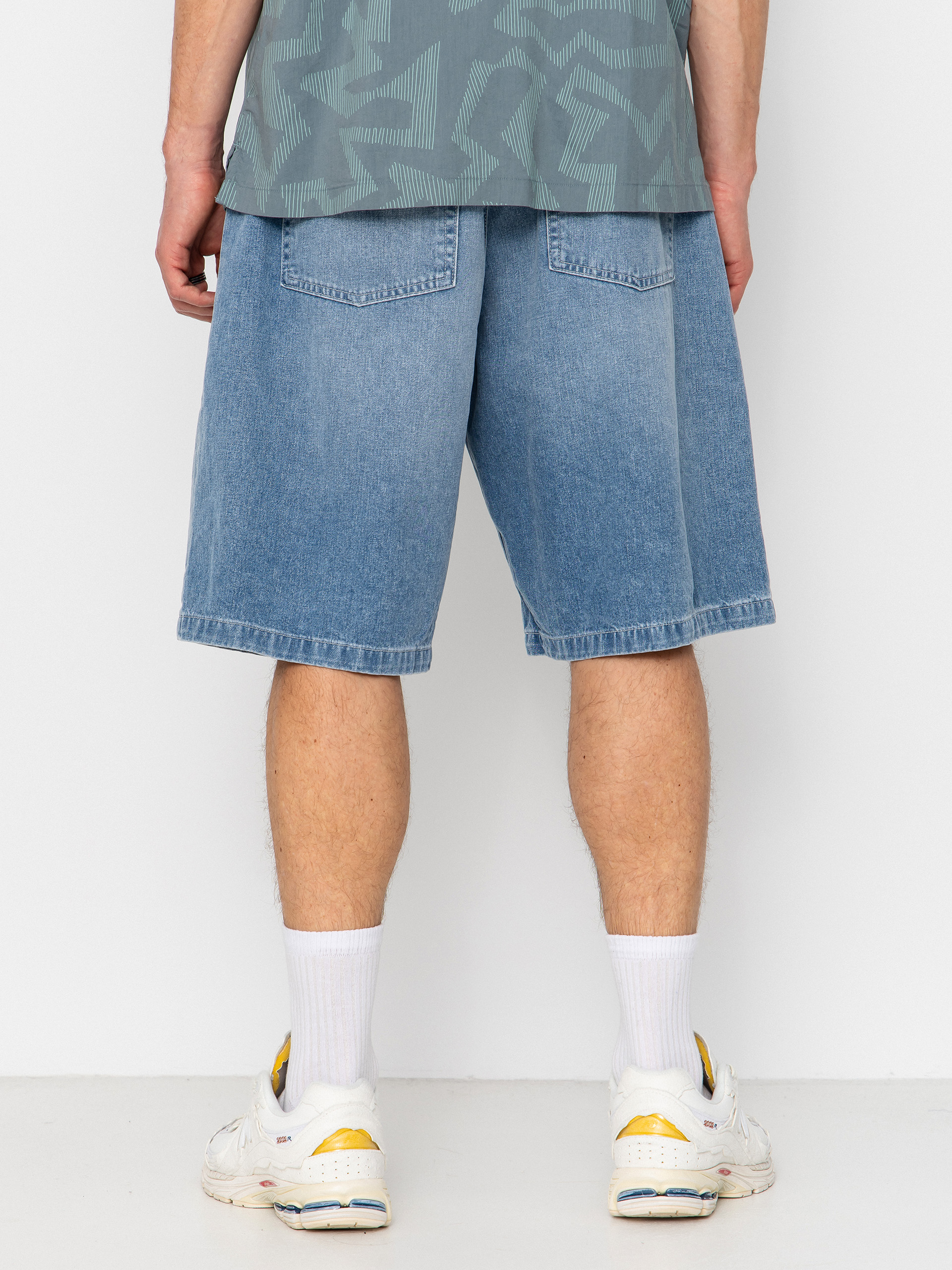 Rövidnadrág Carhartt WIP Brandon (blue light true washed)
