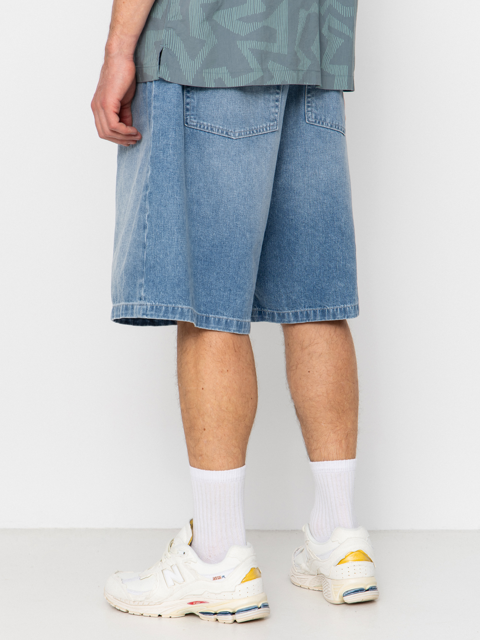 Rövidnadrág Carhartt WIP Brandon (blue light true washed)