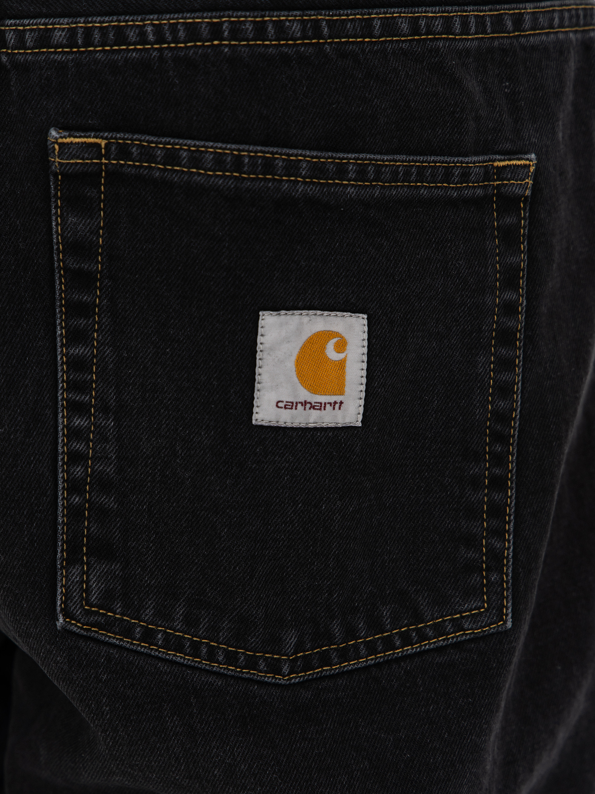 Rövidnadrág Carhartt WIP Brandon (black stone washed)