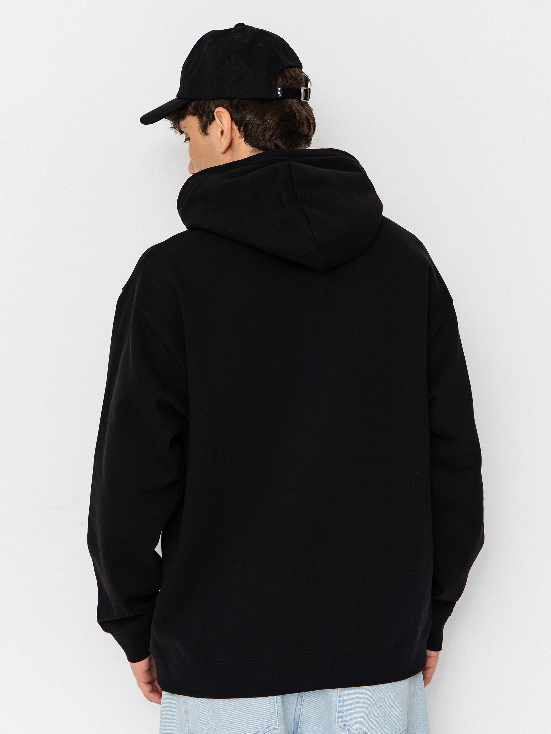 HUF Classic Arch HD Kapucnis pulóver (black)
