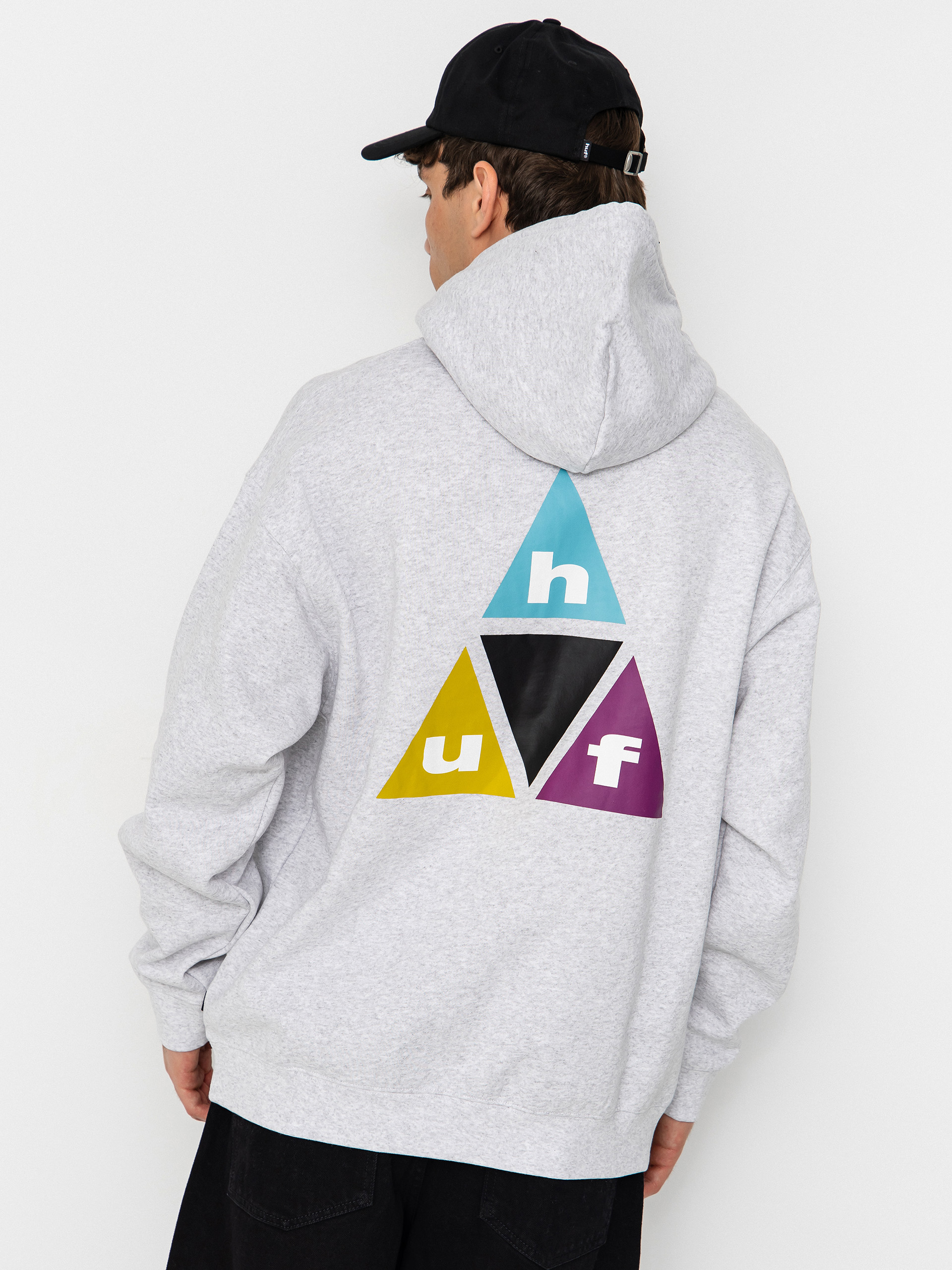 HUF Prism Tt HD Kapucnis pulóver (heather grey)