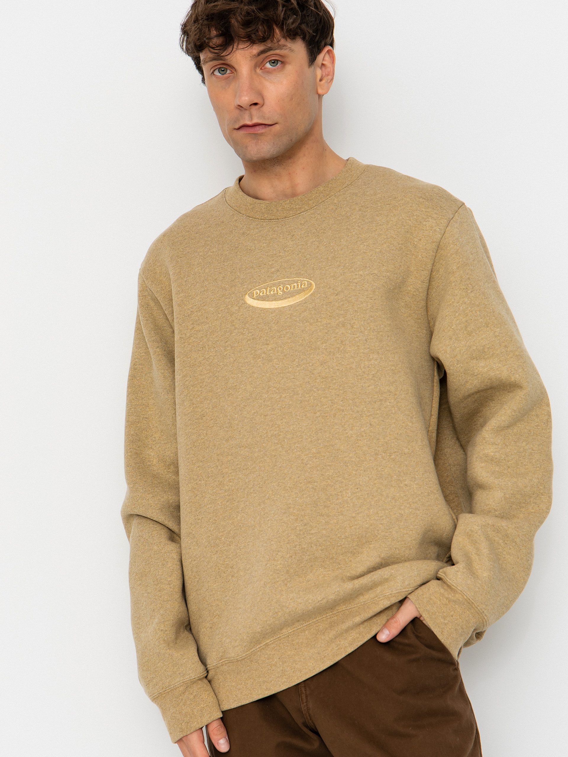 Patagonia 95 Oval Logo Uprisal Pulóver (bobcat brown)