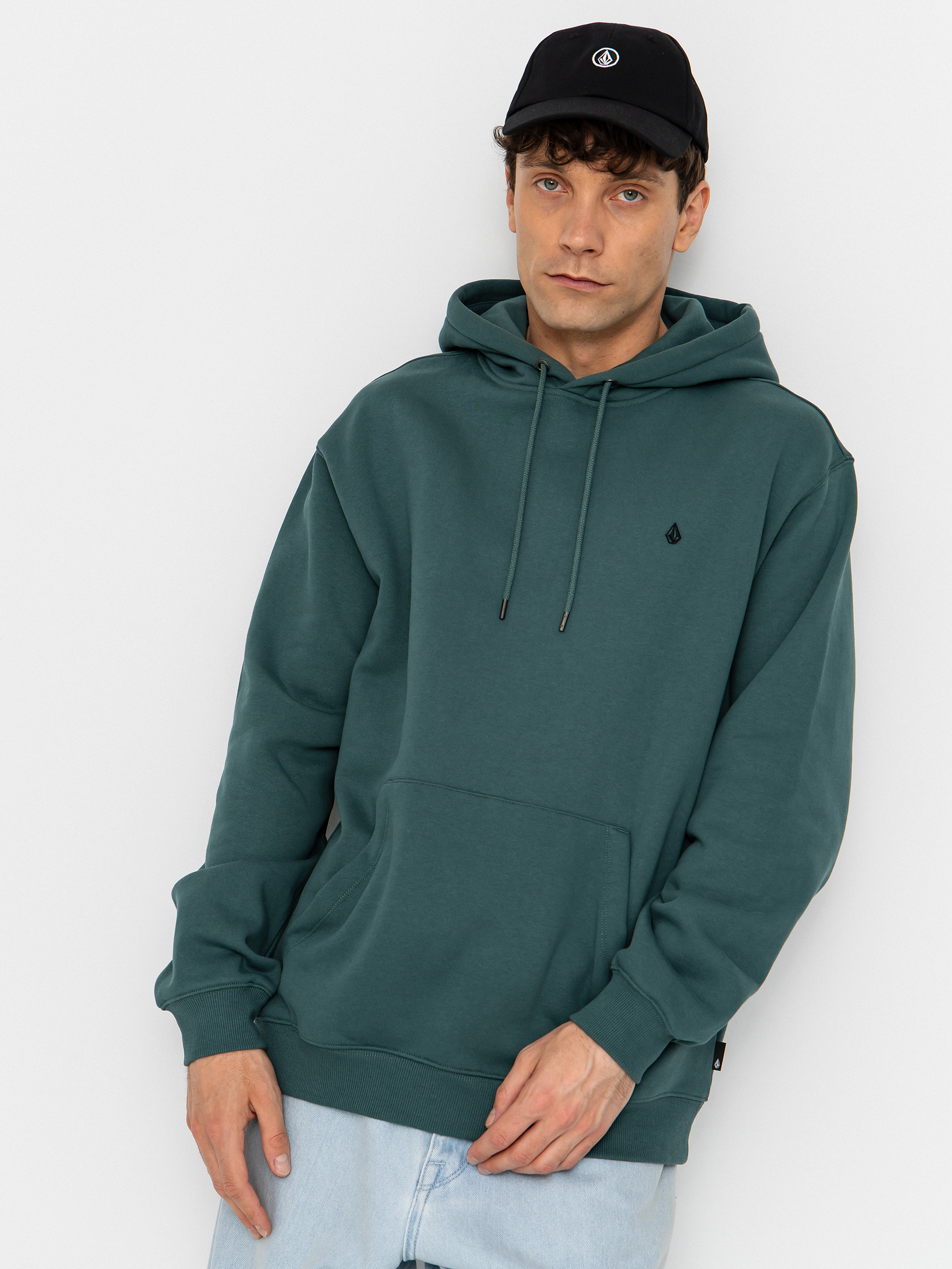 Volcom Single Stone HD Kapucnis pulóver (rifle green)