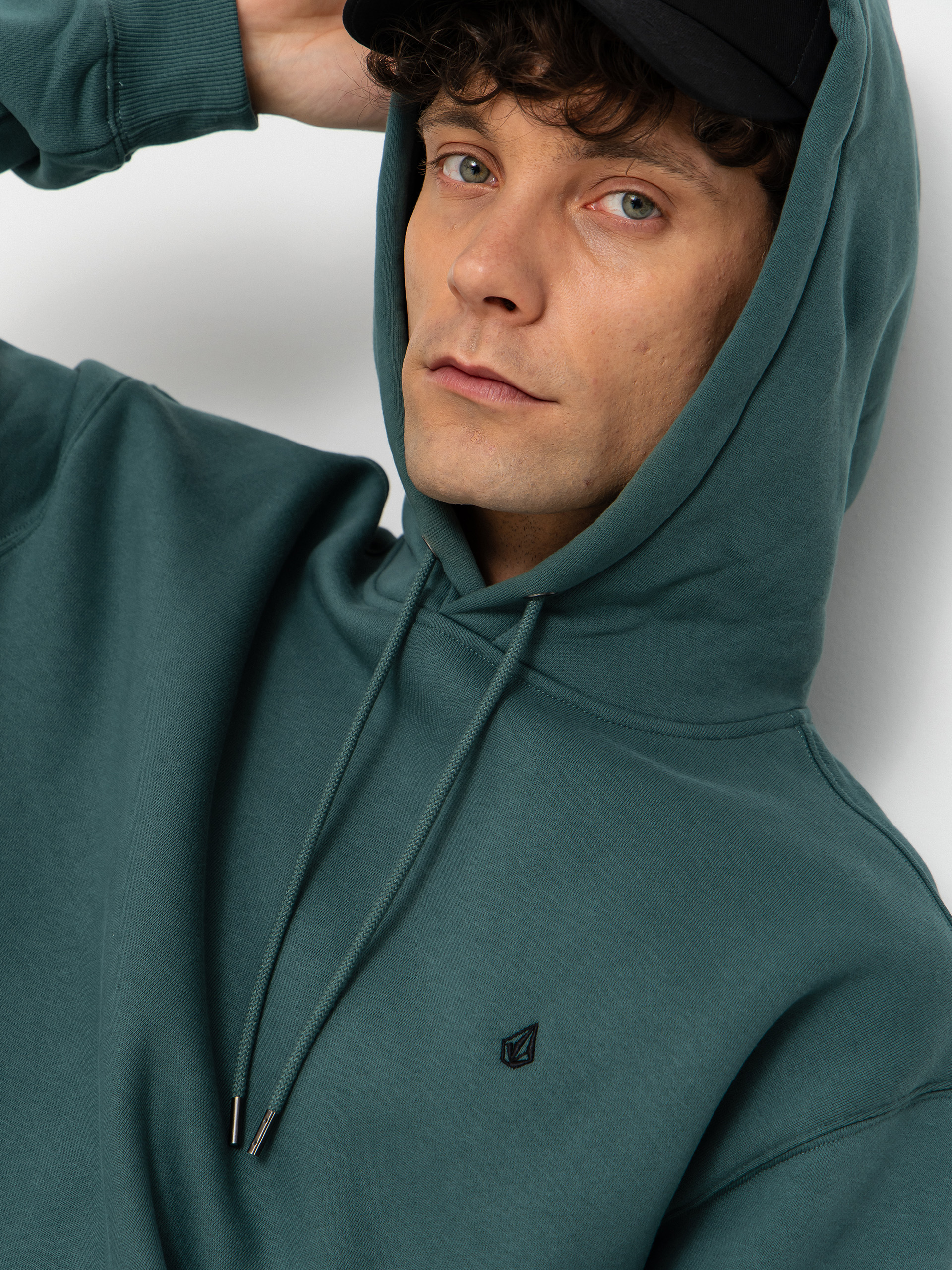 Volcom Single Stone HD Kapucnis pulóver (rifle green)
