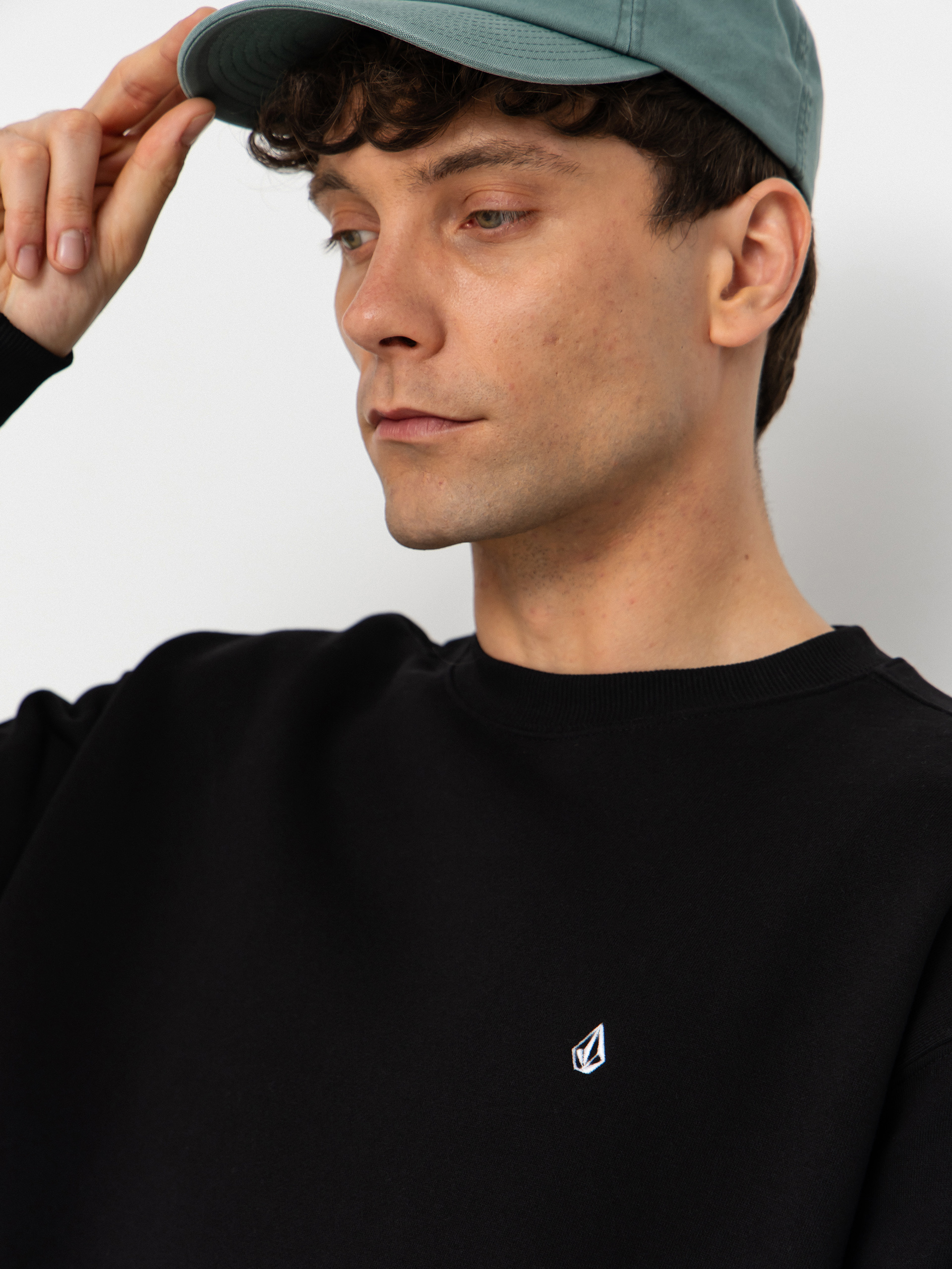 Volcom Single Stone Crew Pulóver (black)
