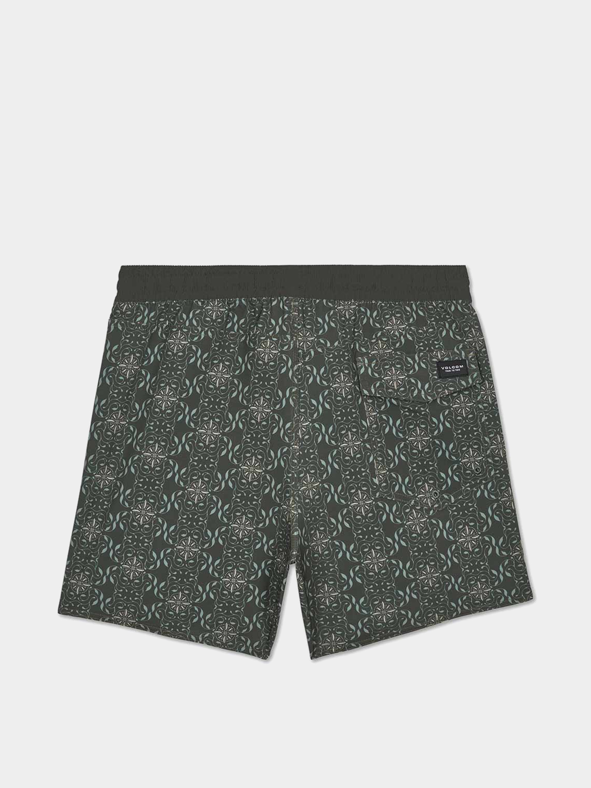 Rövidnadrág Volcom Lido Print Trunk 16 (squadron green)