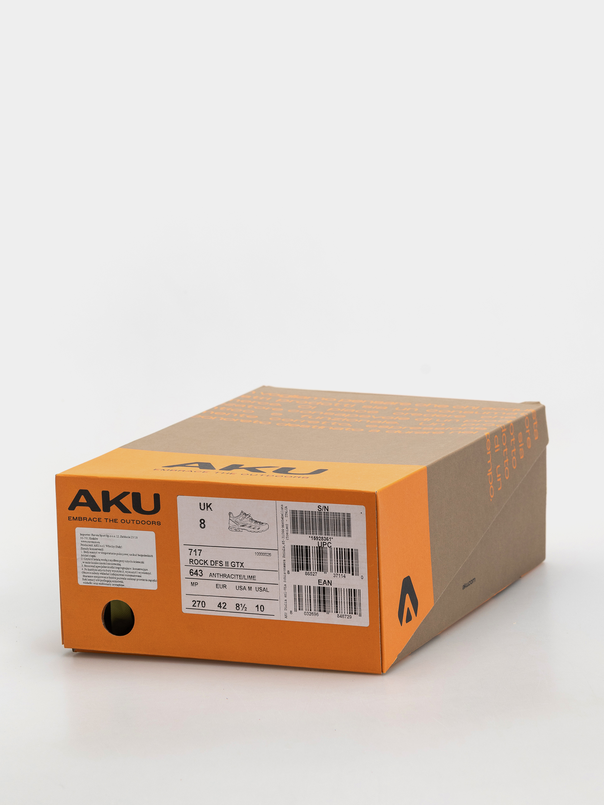 AKU Rock DFS II GTX Cipők (anthracite/lime)