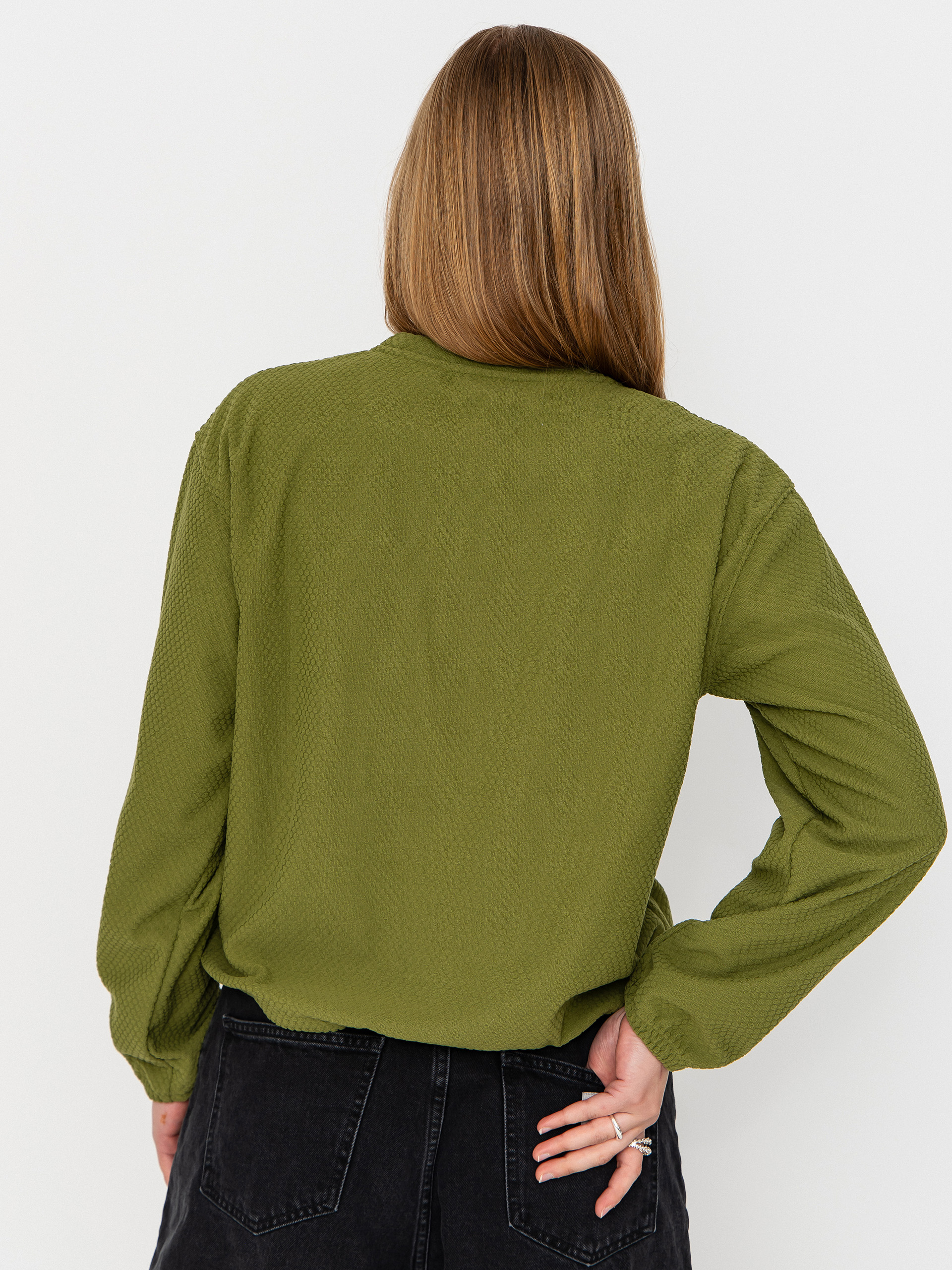 Patagonia Textured Wmn Pulóver (caper green)