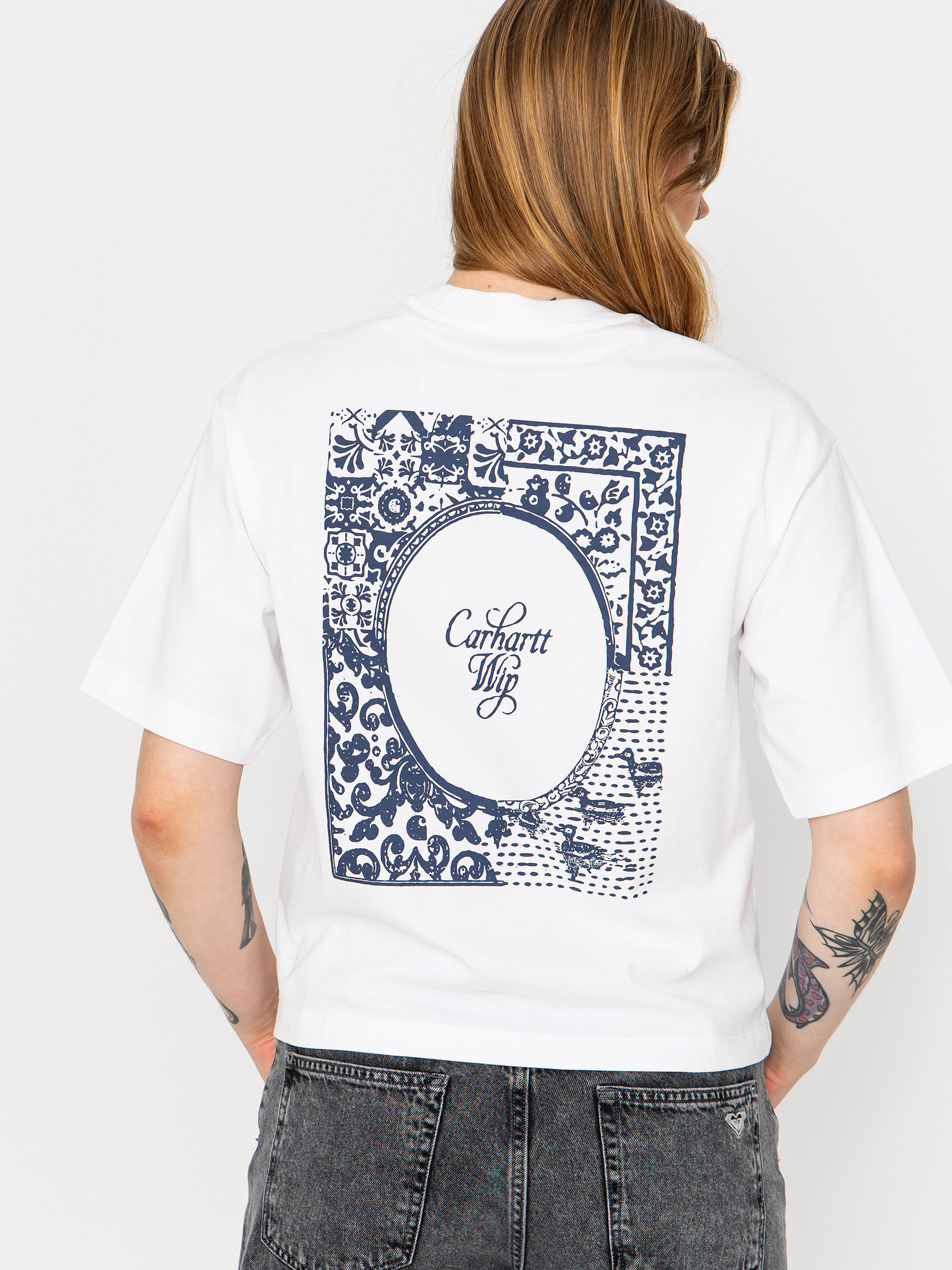 Carhartt WIP Vestige Wmn Pu00f3lu00f3 (white)