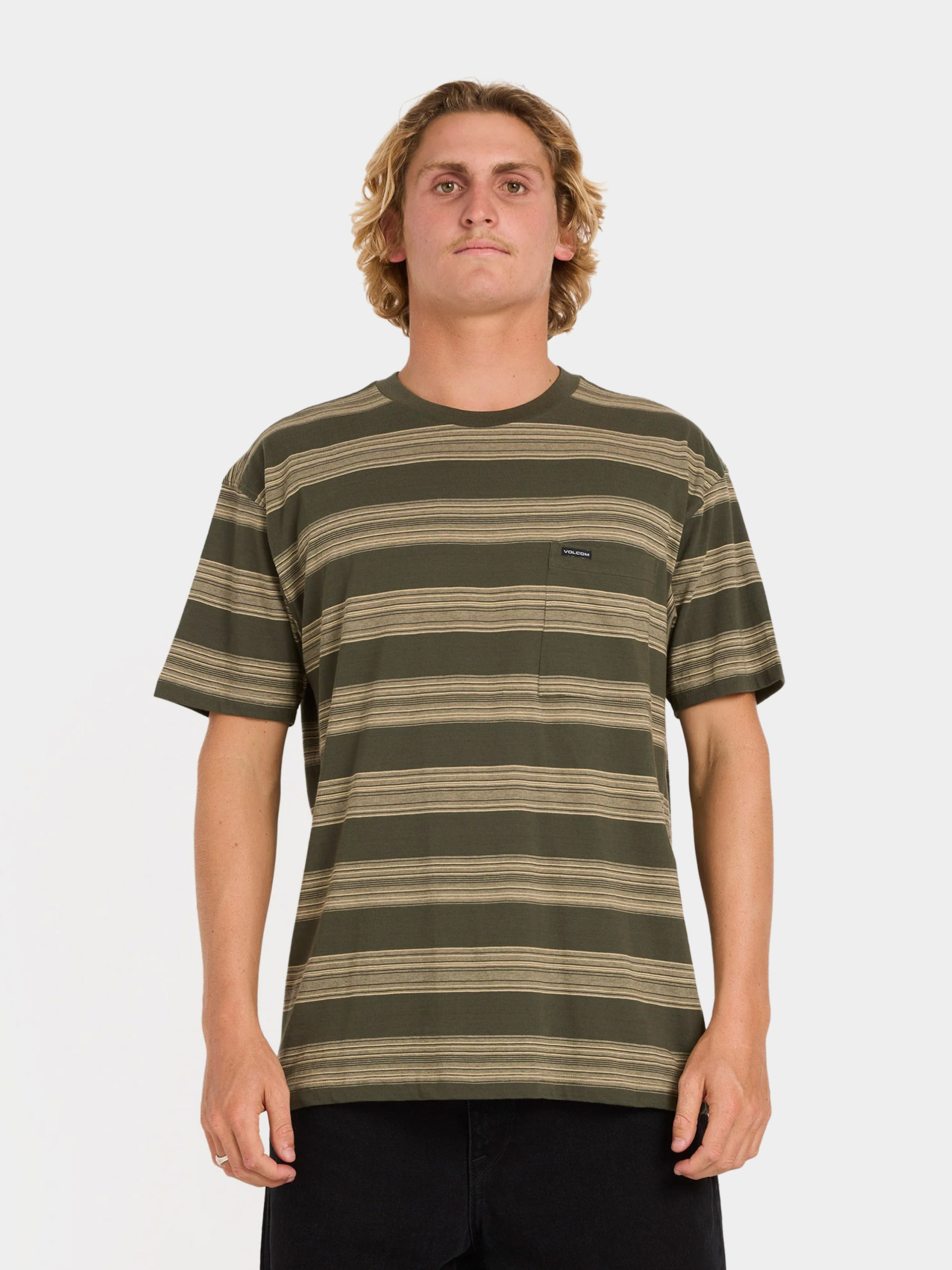 Póló Volcom Twilight Crew (squadron green)