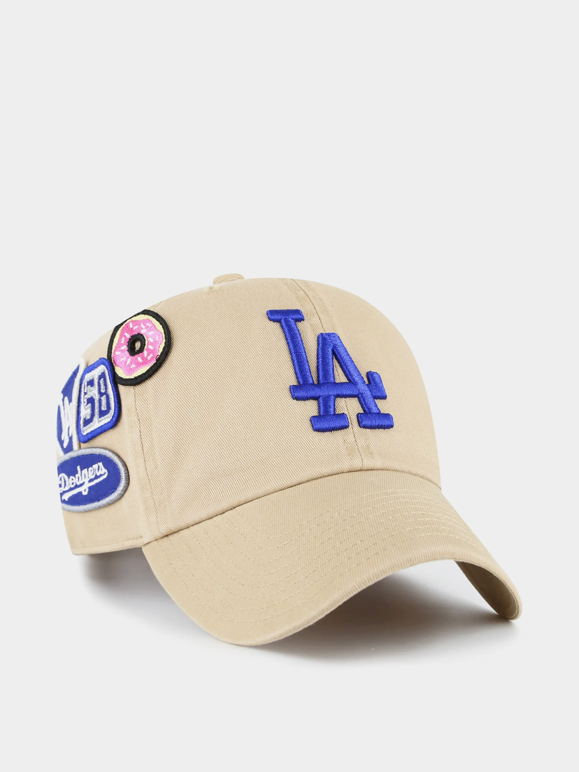 Baseball sapka 47 Brand MLB LA Dodgers Badges (khaki)