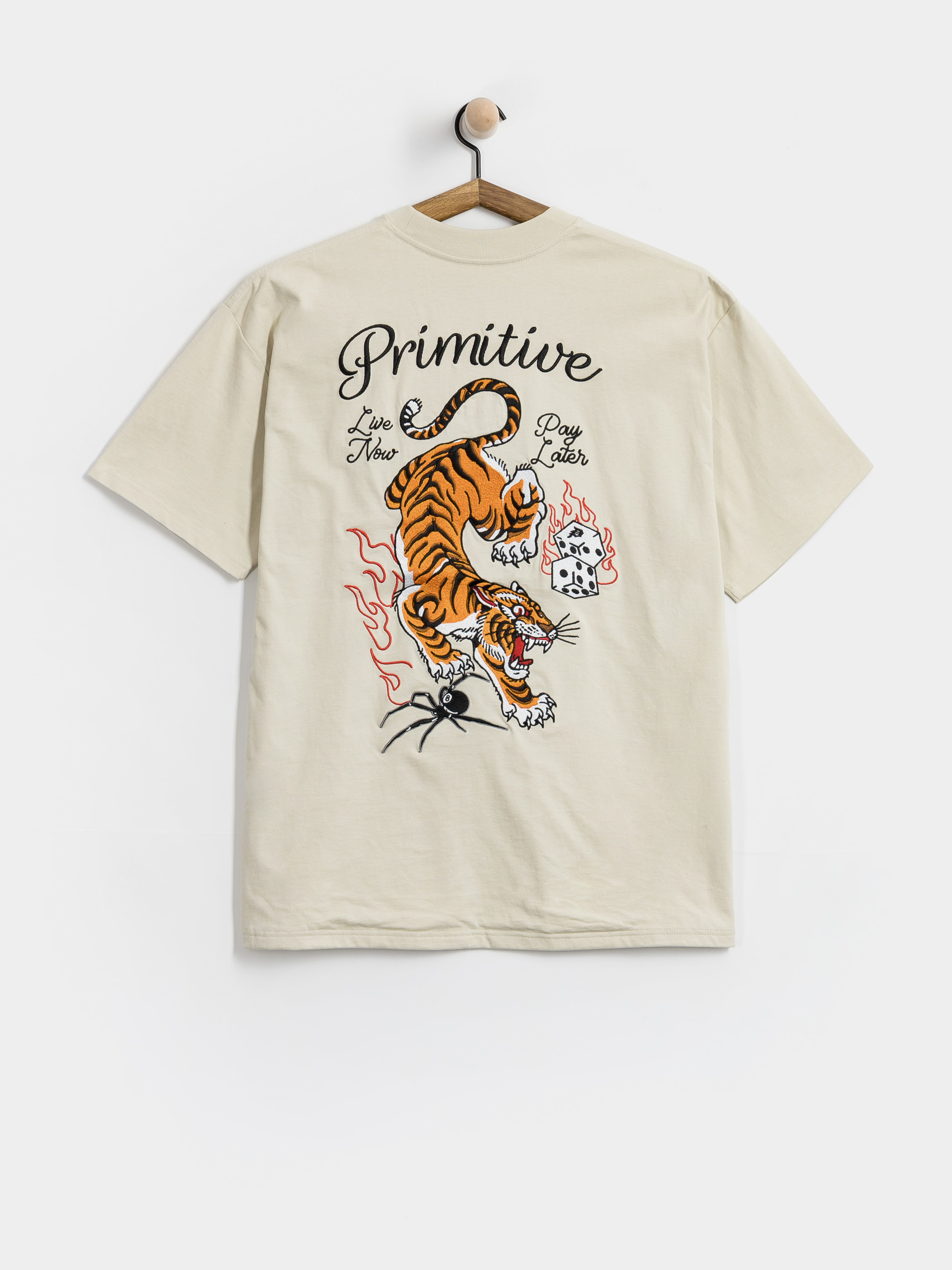 Póló Primitive Big City (cream)