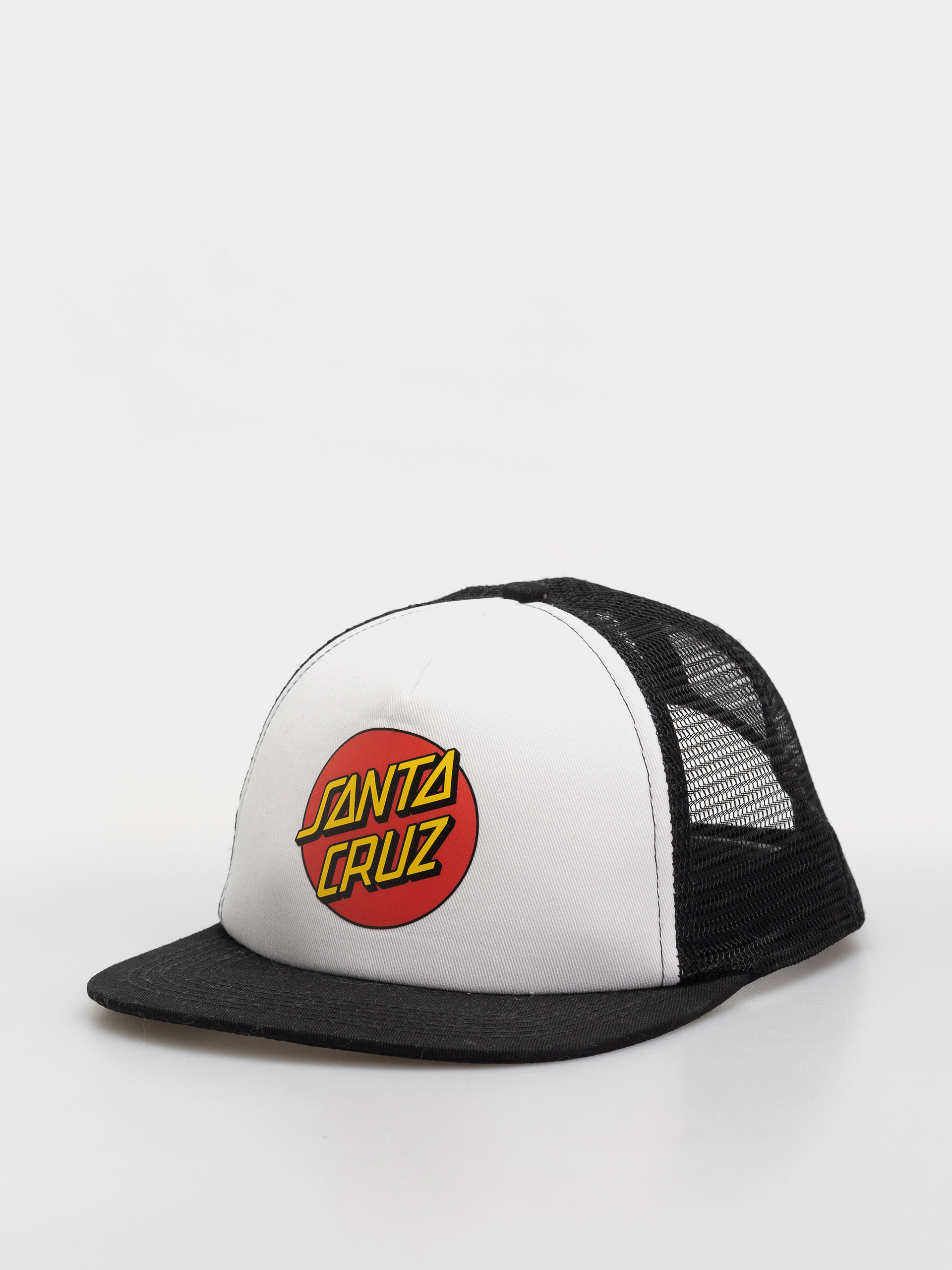 Santa Cruz Classic Dot JR Baseball sapka (white/black)