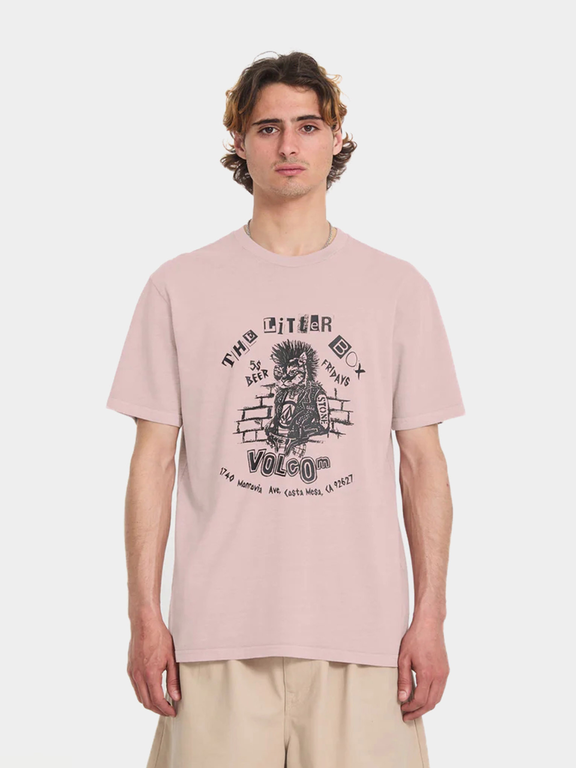 Póló Volcom Punkat Pw (bark brown)