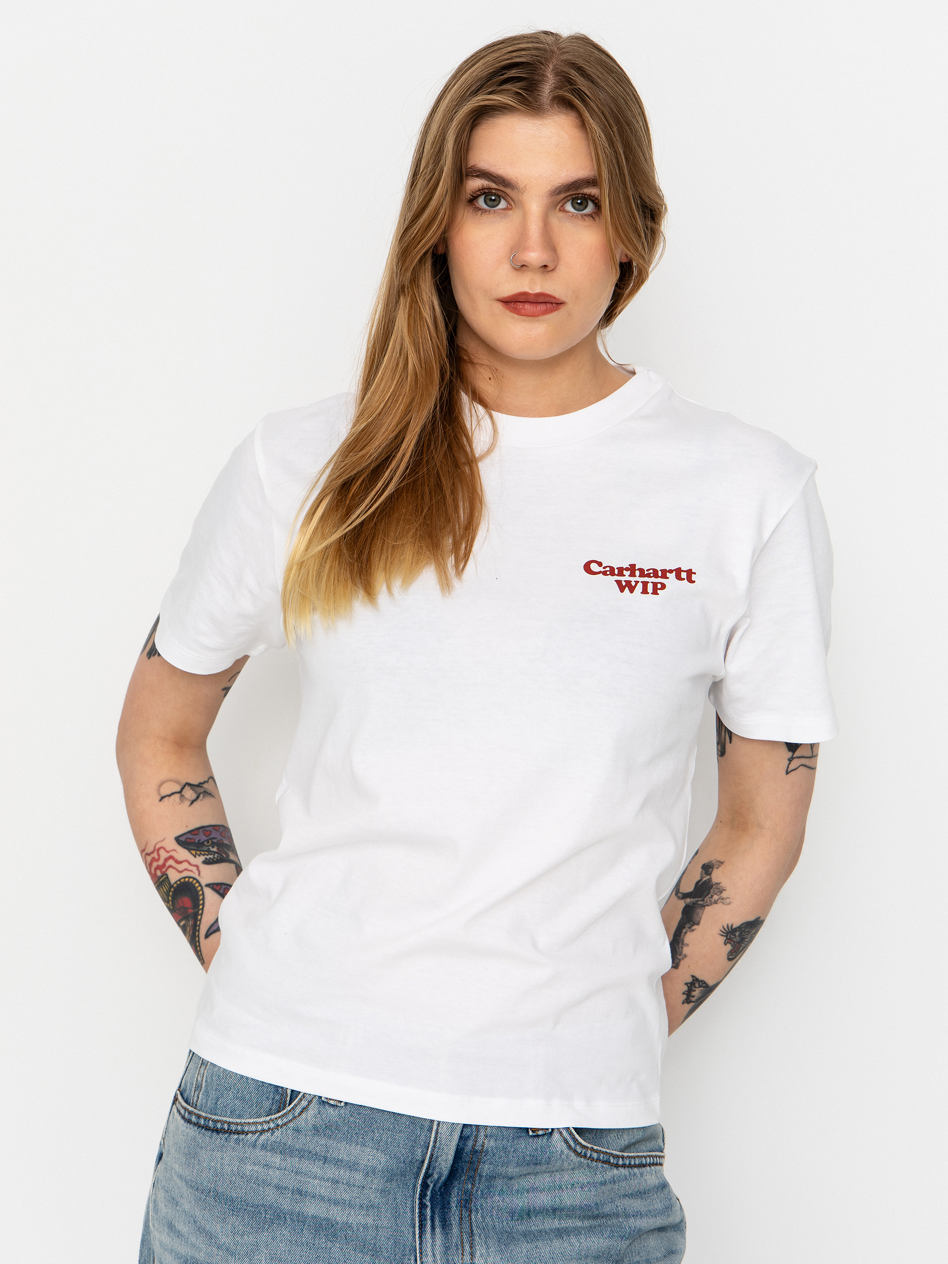 Póló Carhartt WIP Spoiled Wmn (white)