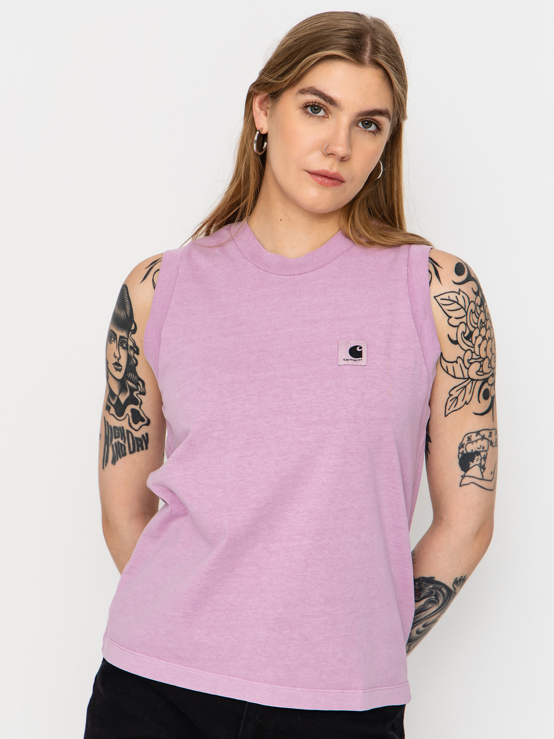 Póló Carhartt WIP Nelson Wmn (gentle purple)