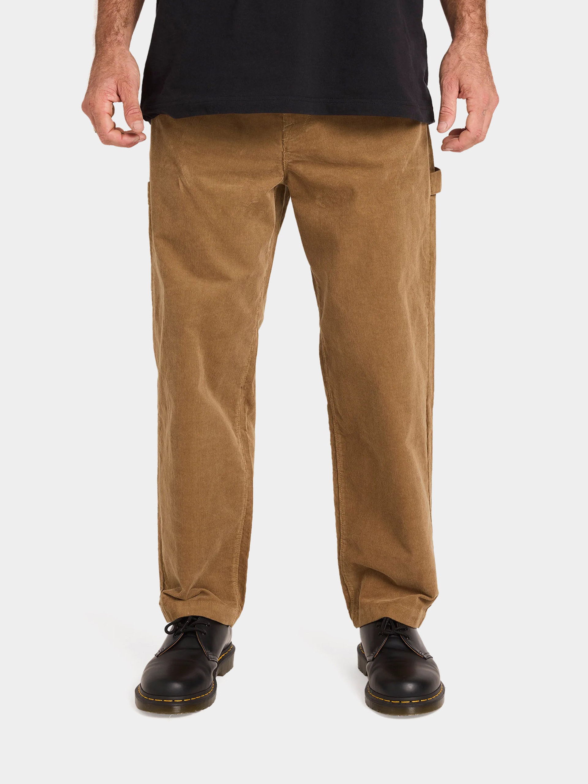 Kisnadrág Volcom Kraftsman Cord (dark khaki)
