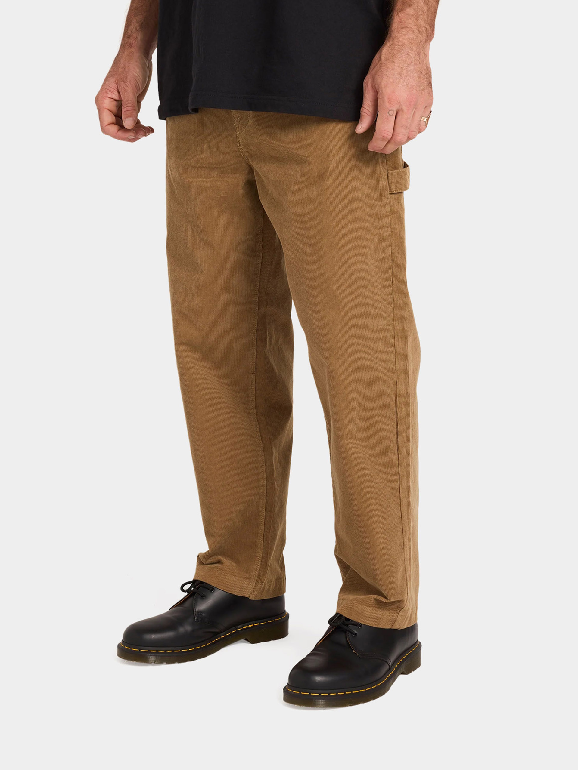 Kisnadrág Volcom Kraftsman Cord (dark khaki)