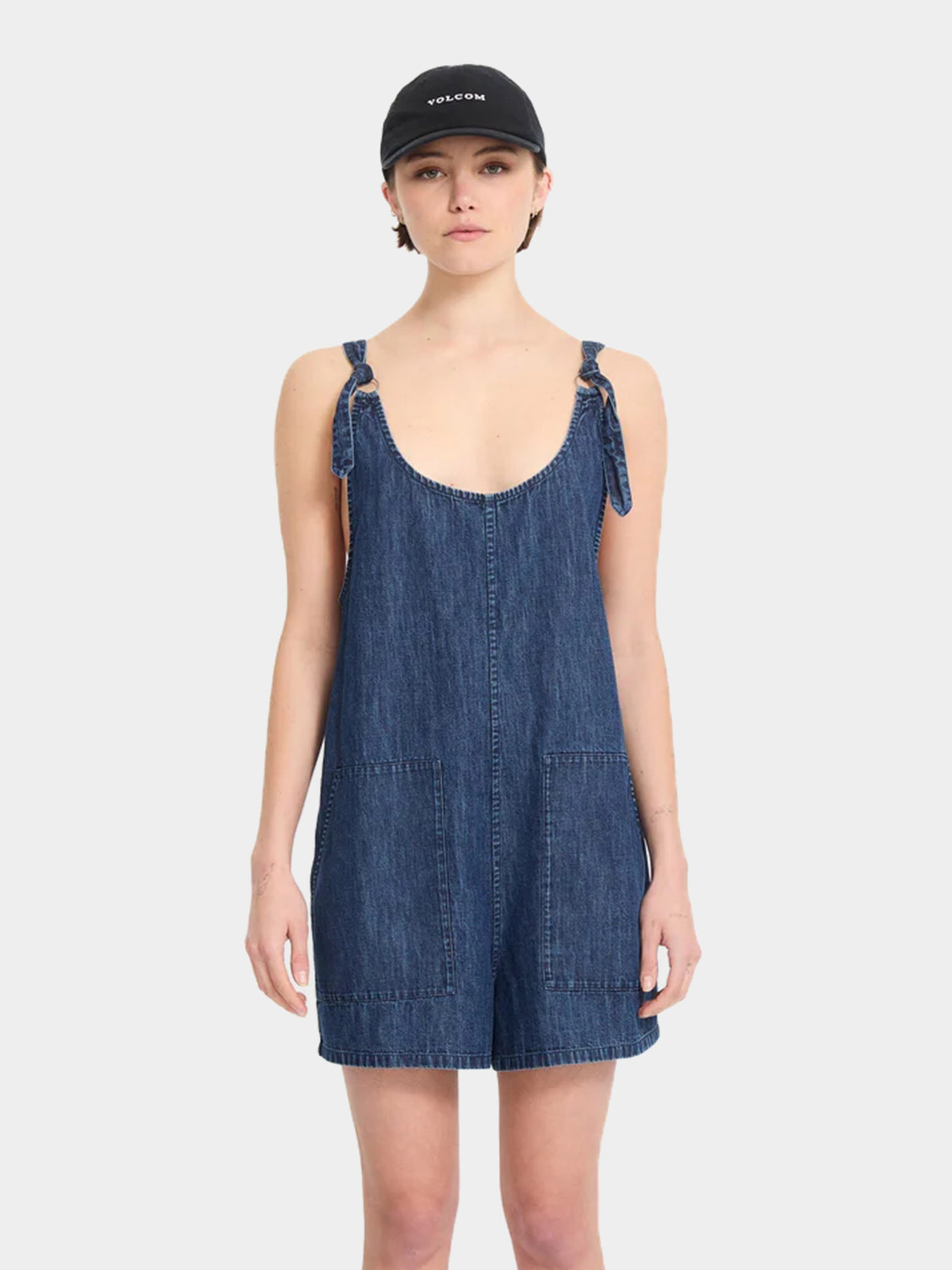 Női Teniszruha Volcom Lived In Short Rompr (deja blue)