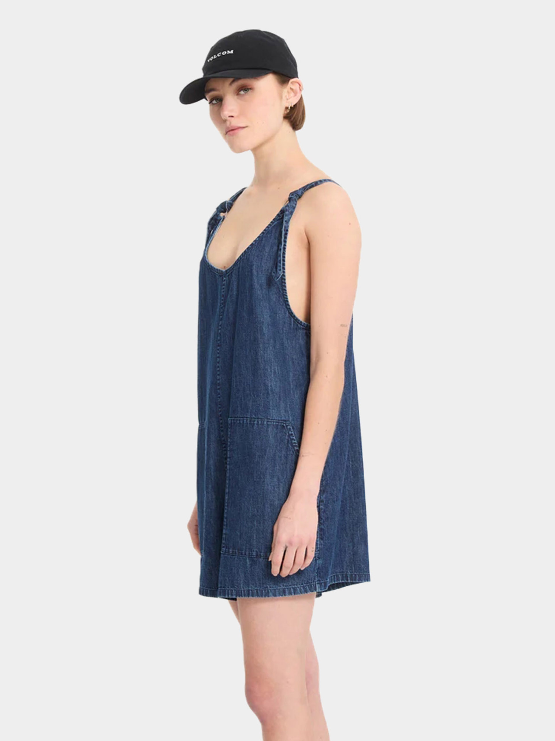 Női Teniszruha Volcom Lived In Short Rompr (deja blue)