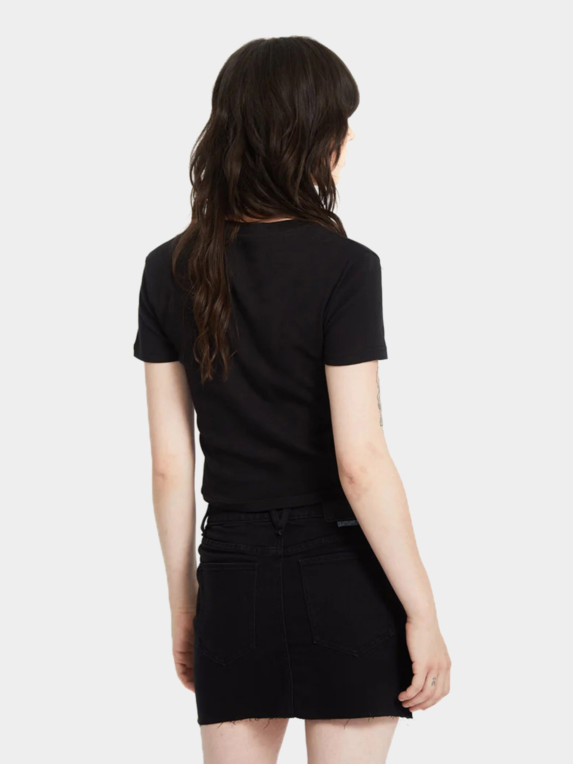 Póló Volcom Volcomstone Tight Crop Wmn (black)