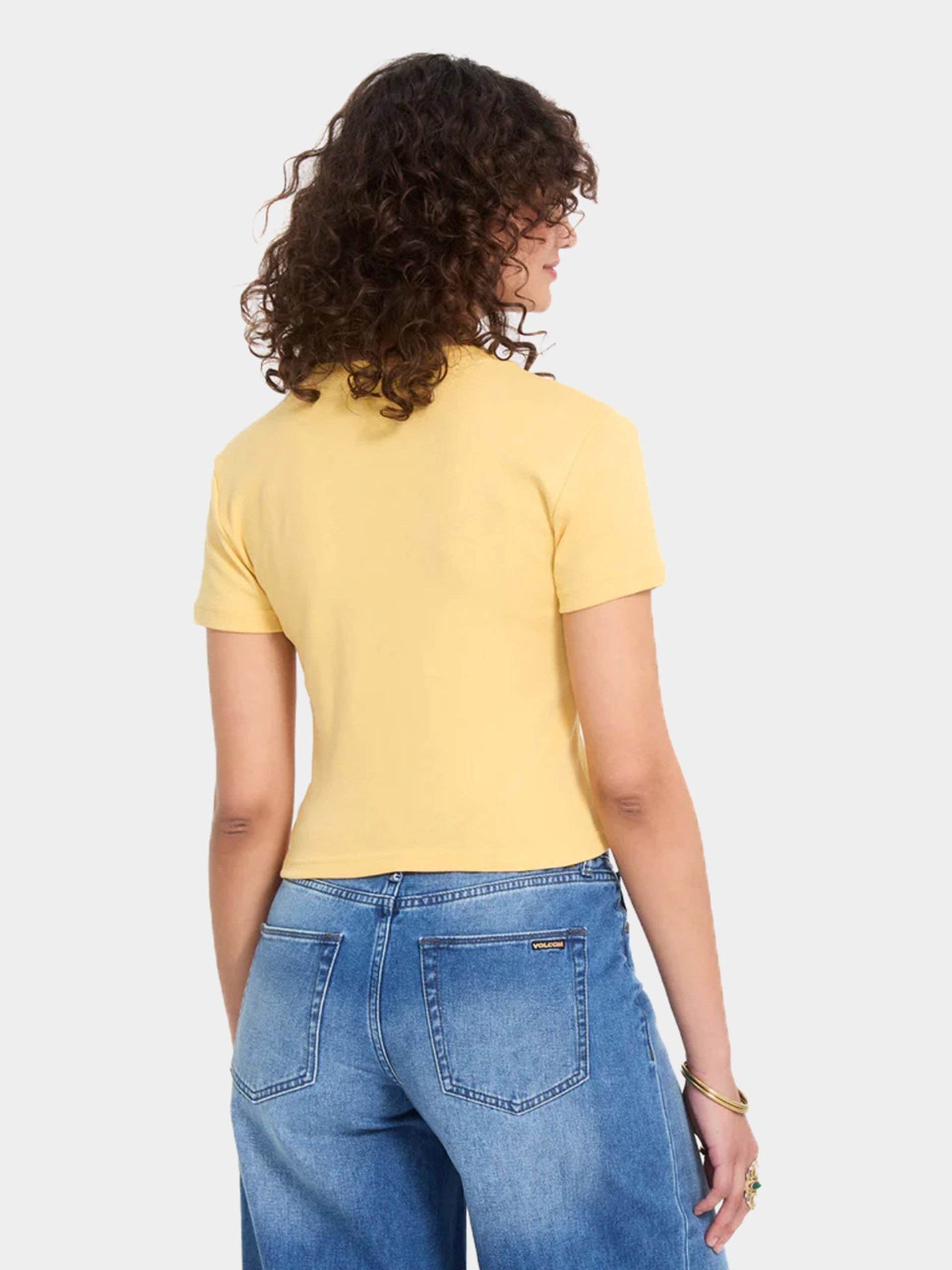 Póló Volcom Volcomstone Tight Crop Wmn (sunburst)