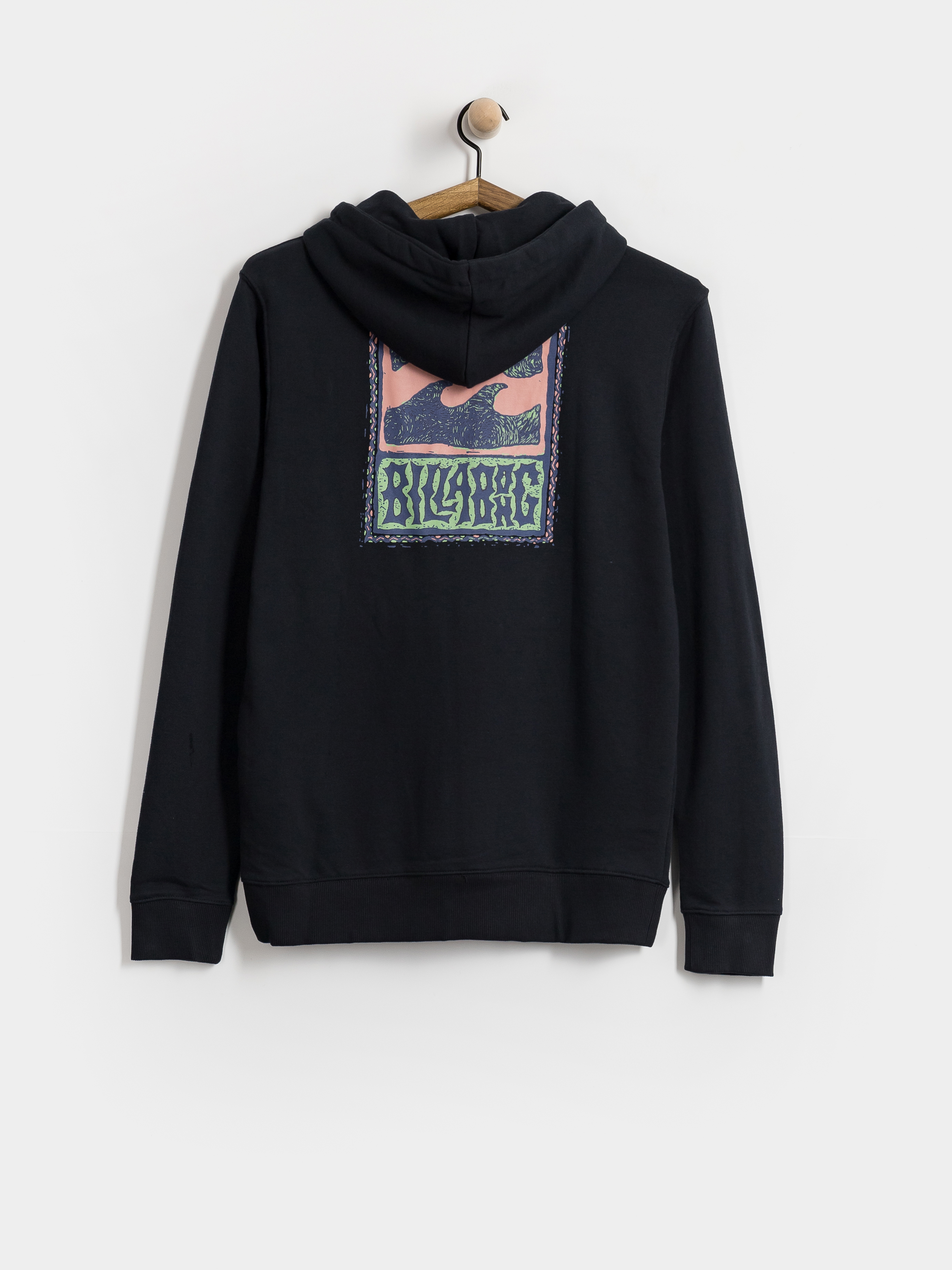 Billabong Stamp HD Kapucnis pulóver (black)