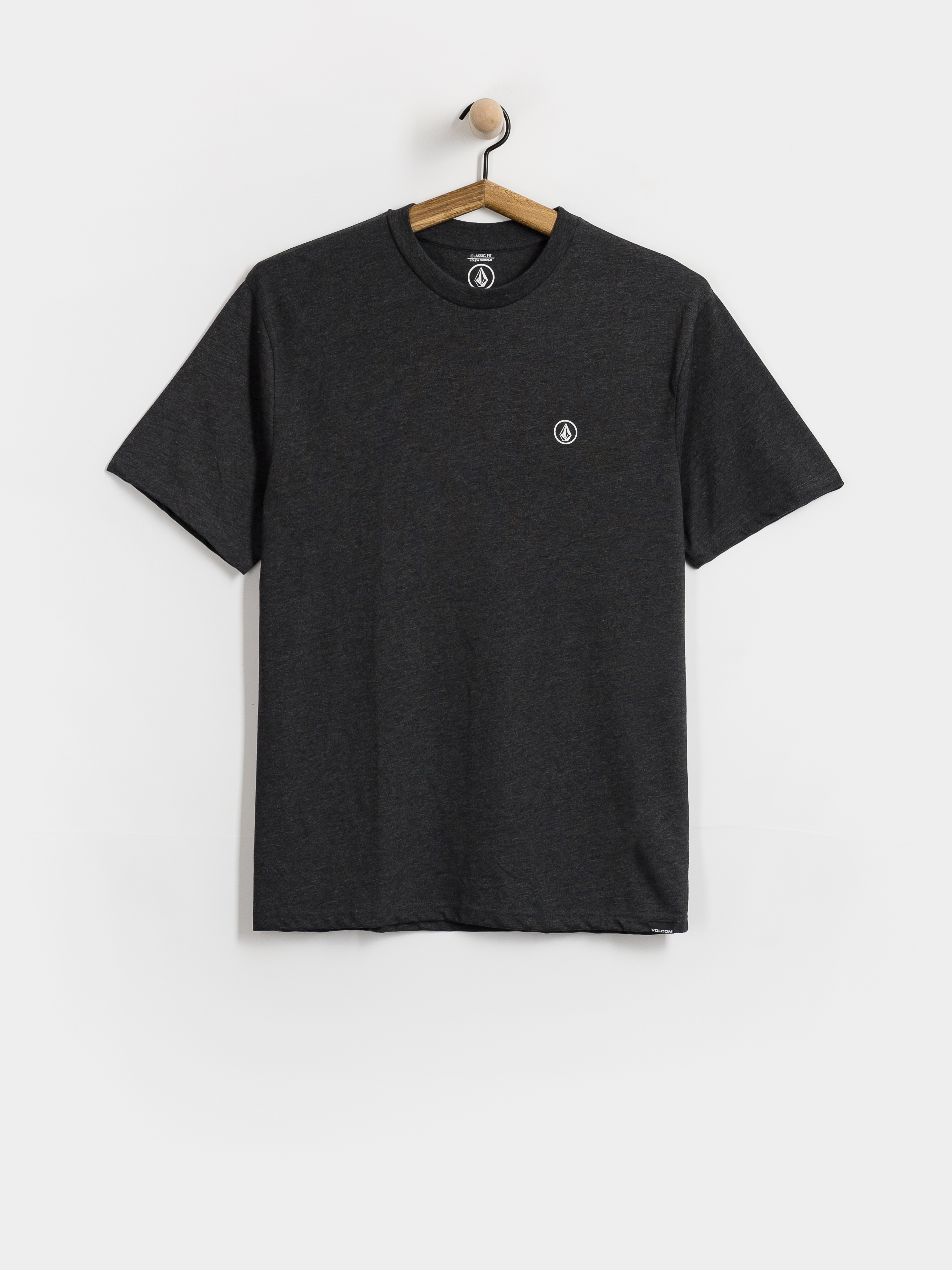 Volcom Circle Blanks Hth Póló (heather black)