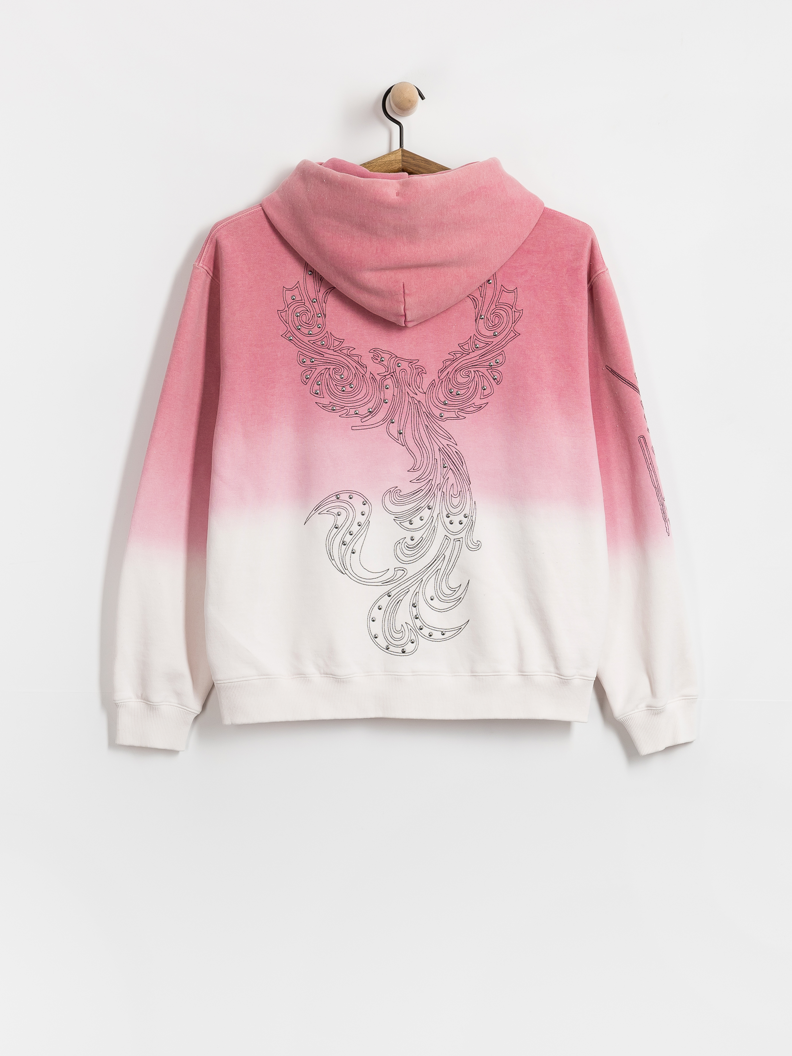 Kapucnis pulóver Yardsale Ombre ZHD (pink)