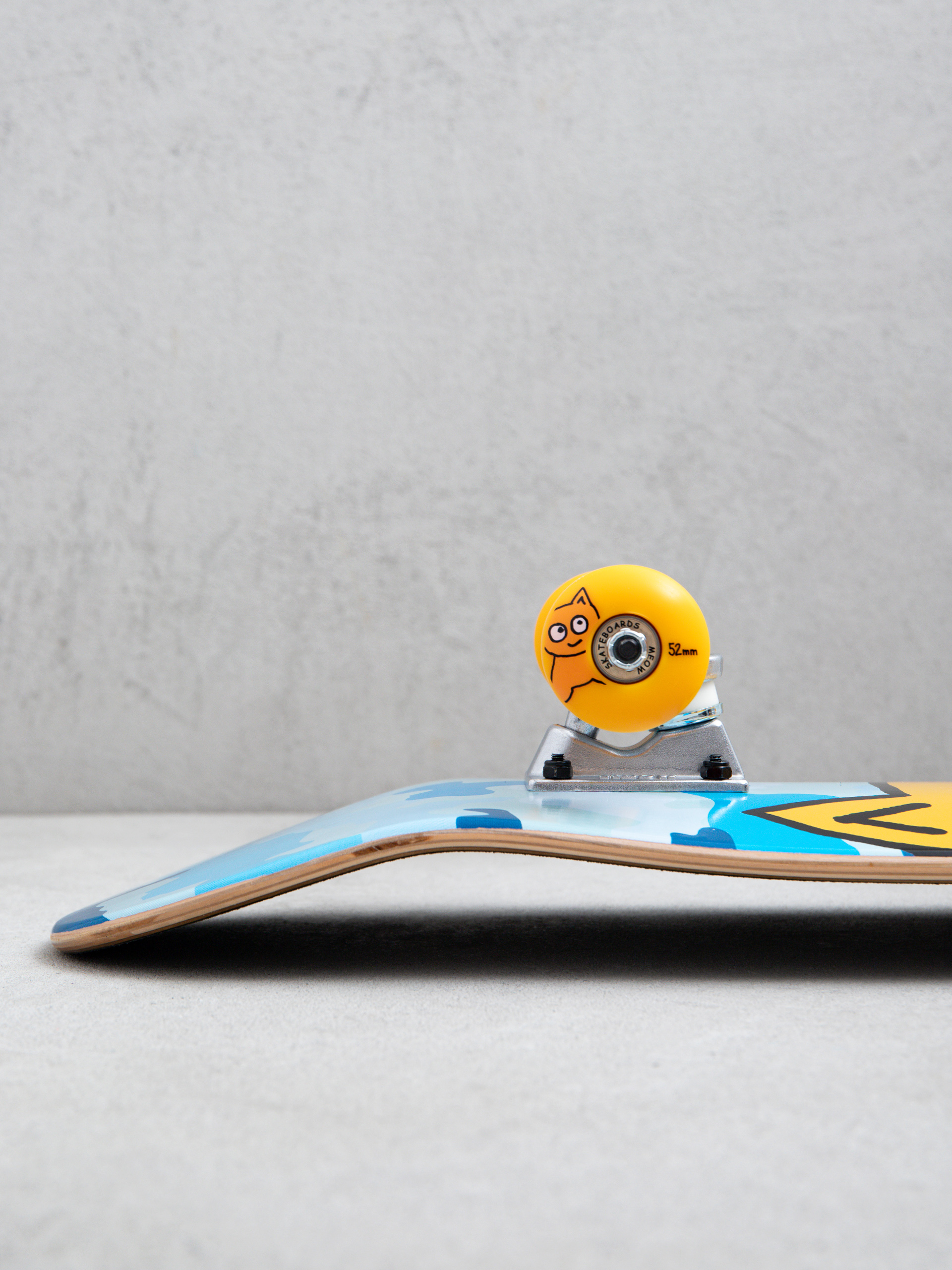 Meow Skateboards Big Cat Komplett gördeszka (camo blue)