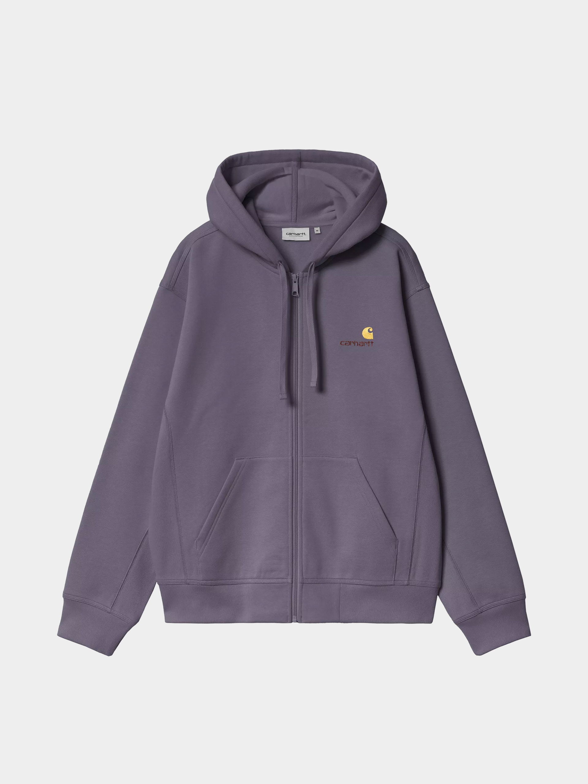 Kapucnis pulóver Carhartt WIP American Script ZHD (shady purple)