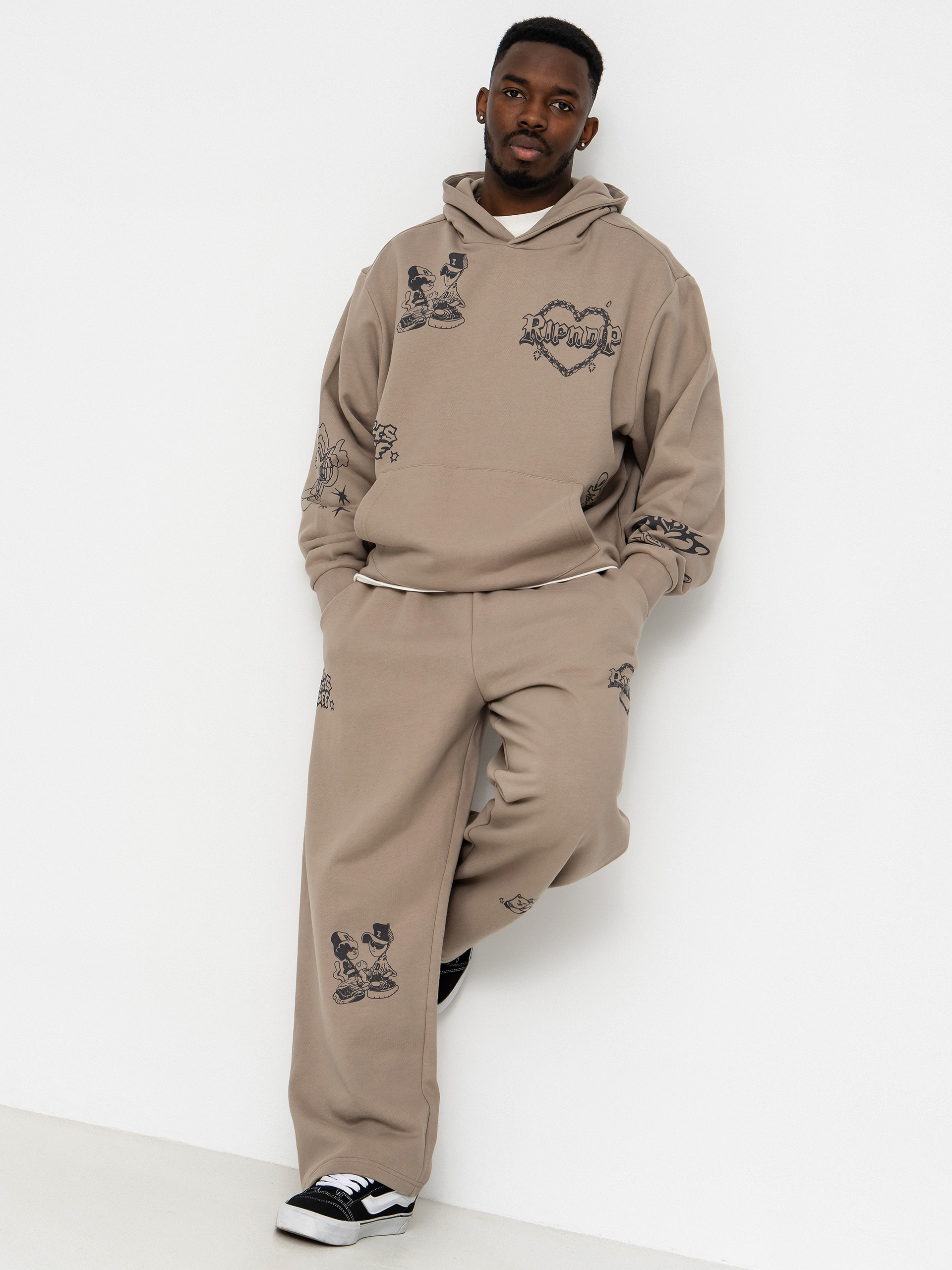 RipNDip Westside Distressed HD Kapucnis pulóver