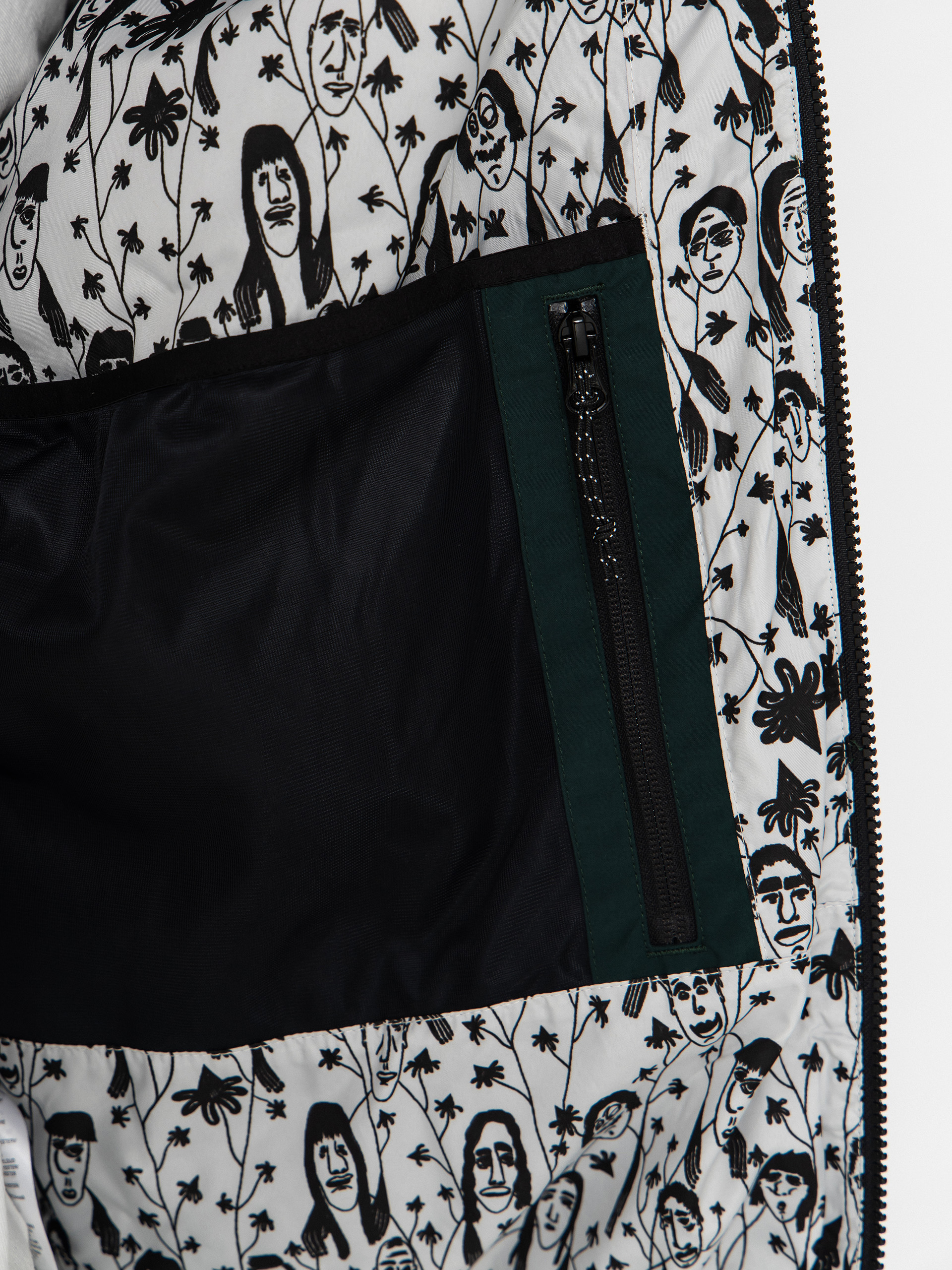 Női Volcom Dlm Snowboard dzseki (black green)