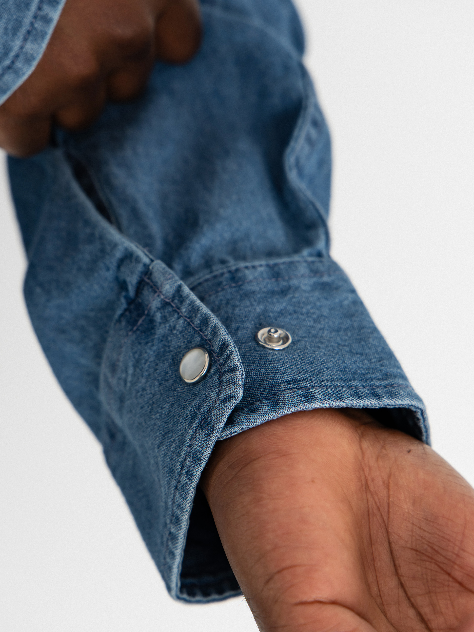 Brixton Waylon Lw Overshirt Ing (med wash chambrey)