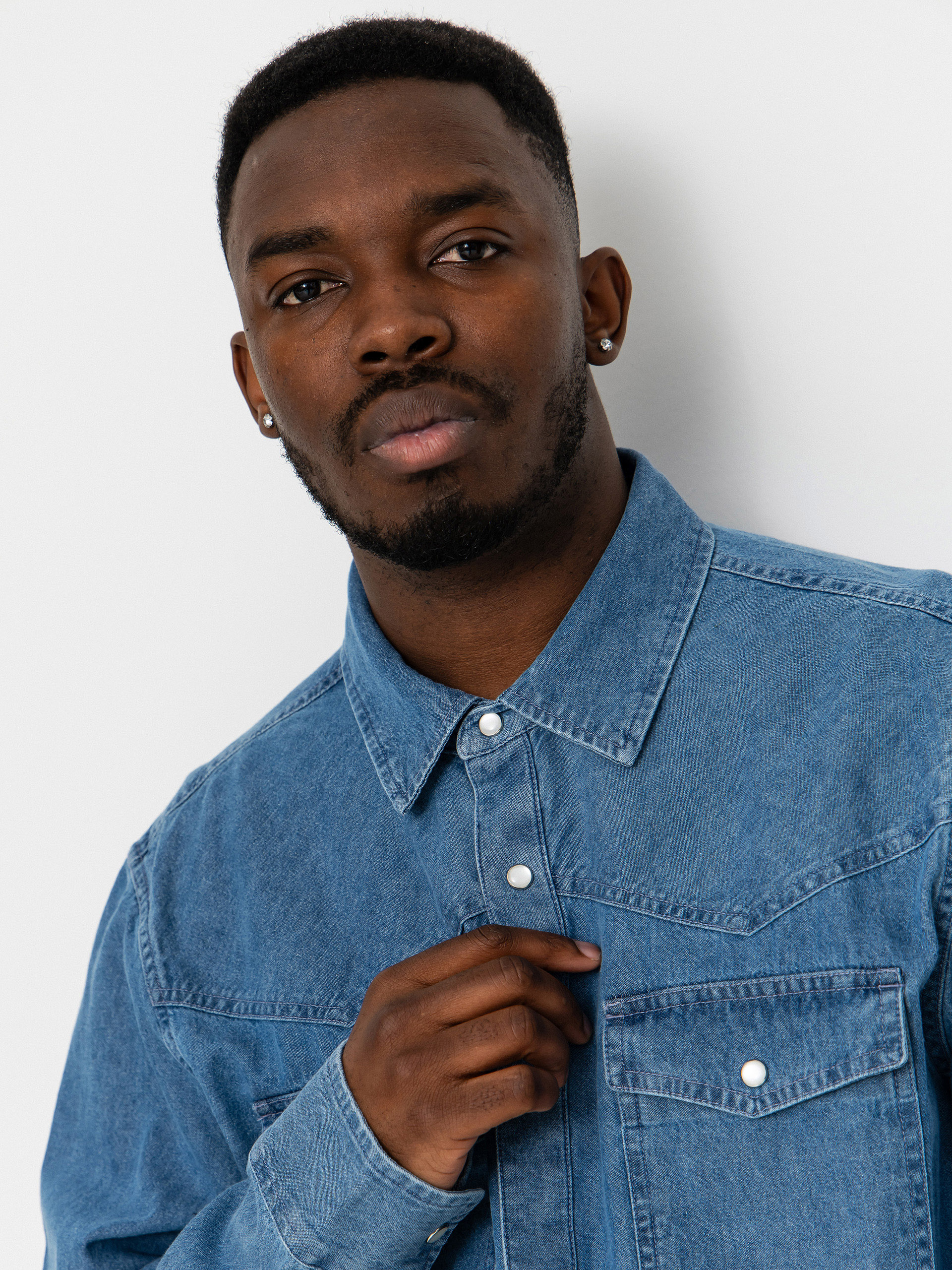 Brixton Waylon Lw Overshirt Ing (med wash chambrey)