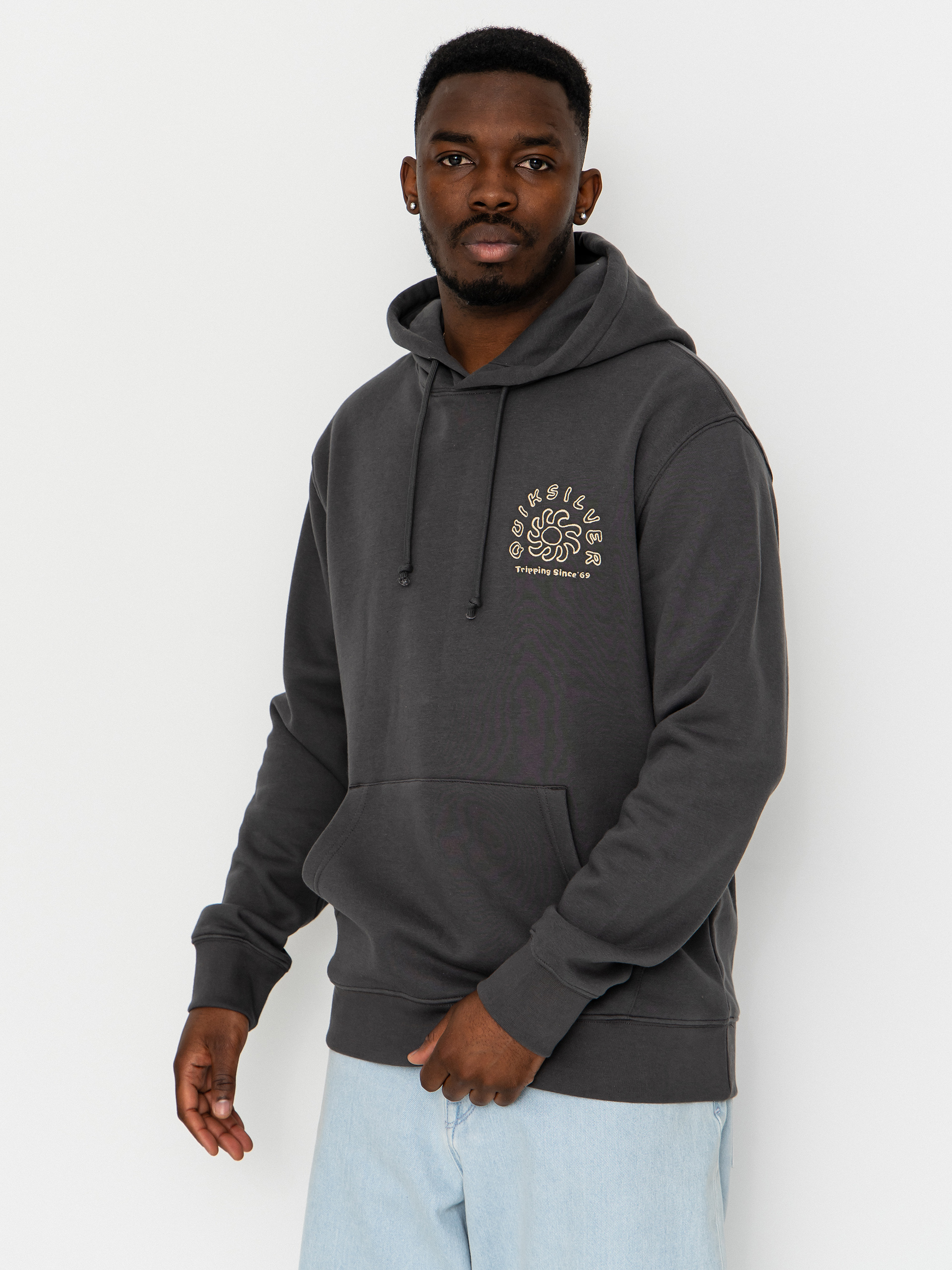 Quiksilver Salt Water Graphic HD Kapucnis pulóver (iron gate)