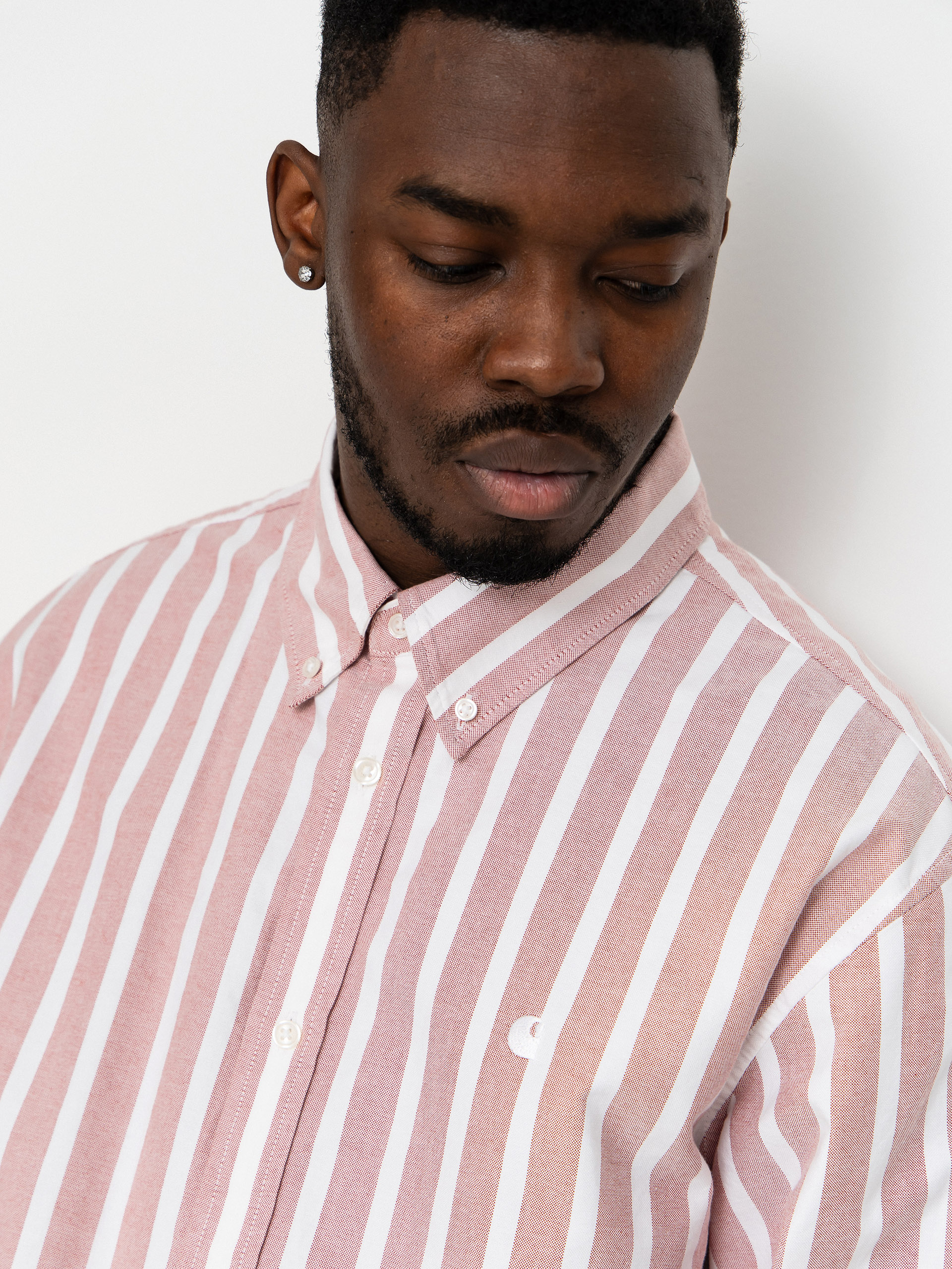 Ing Carhartt WIP Deven (deven stripe/oxide red/white)